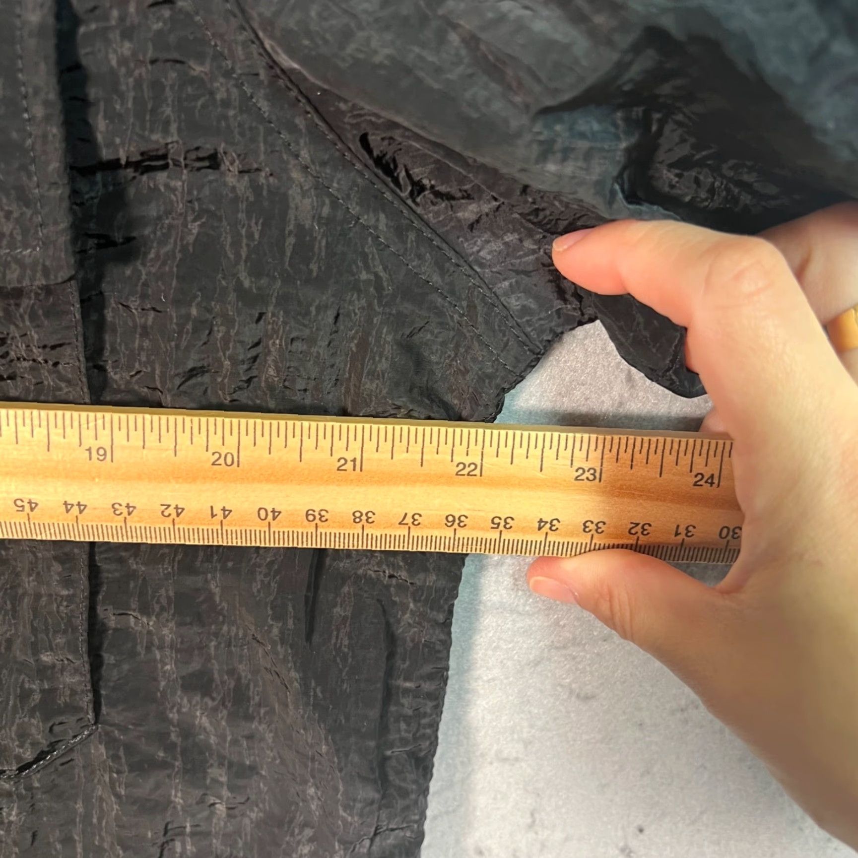 Vintage VINTAGE Open Edit Button-Up Shirt Mens Large Black Crinkle Short Sleeve Size US L / EU 52-54 / 3 - 5 Thumbnail