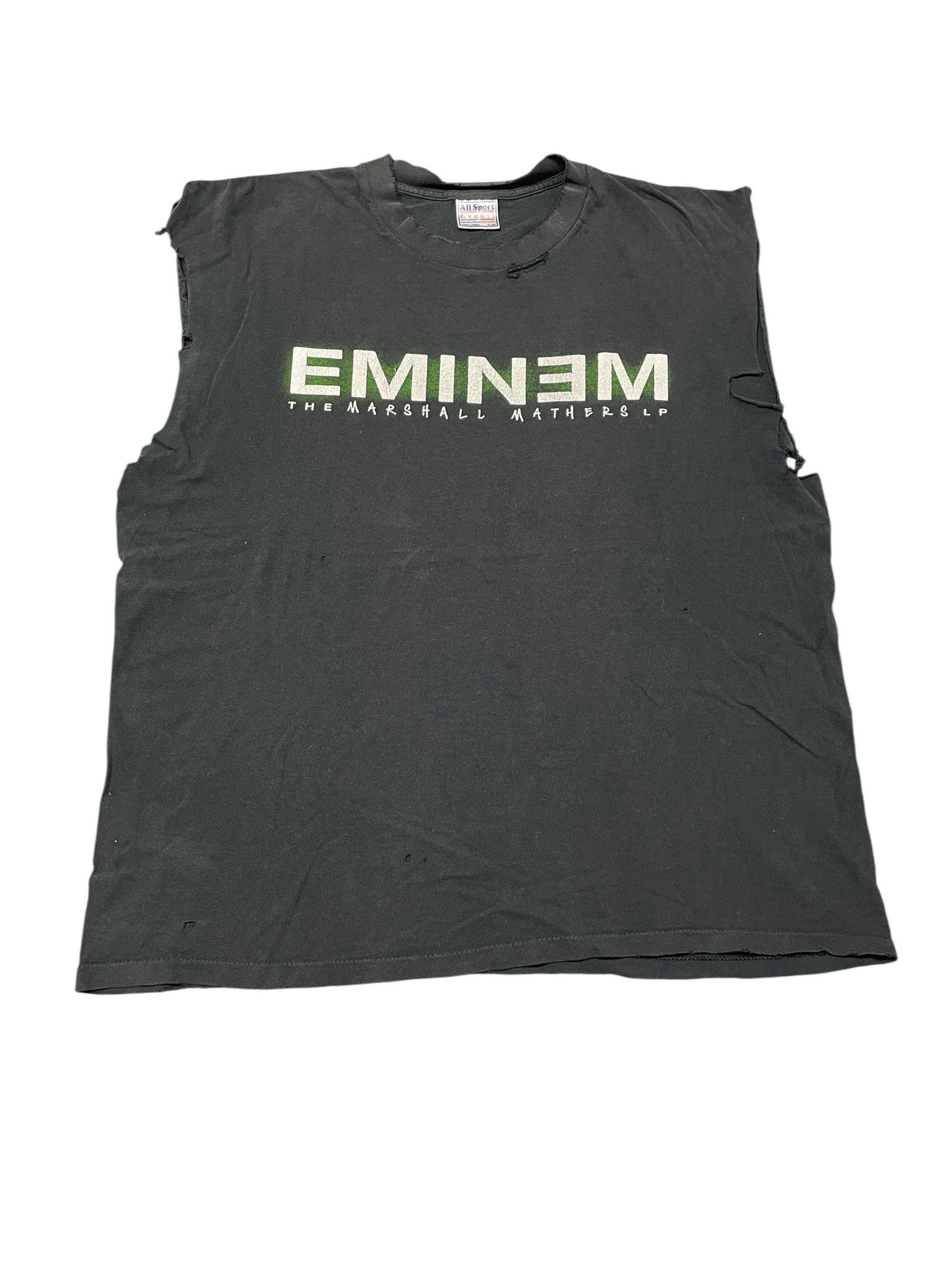 Other Vintage 2000 Eminem The Marshall Mathers LP Thrashed Rap T-Shirt Size US XL / EU 56 / 4 - 1 Thumbnail
