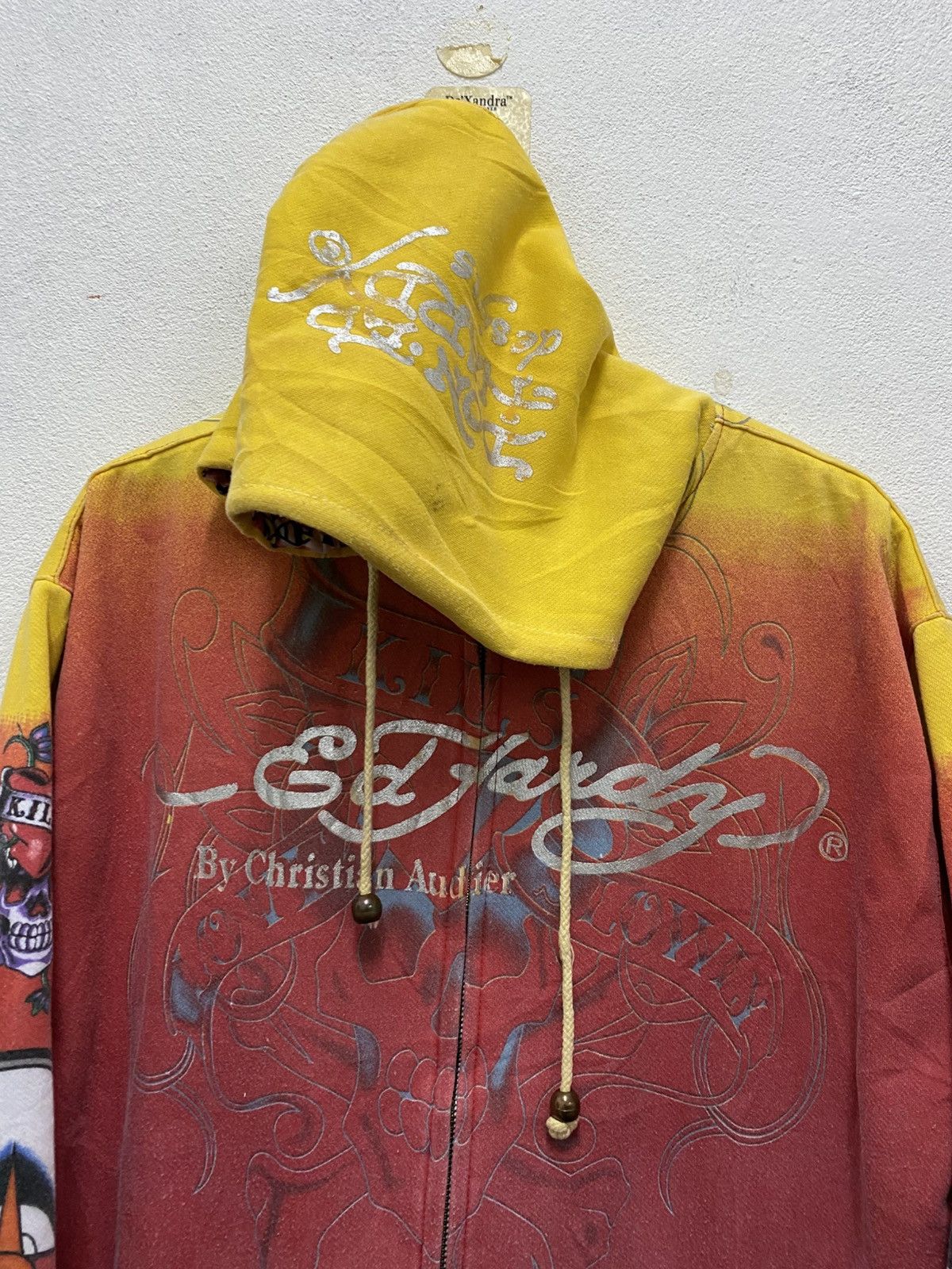 Affliction × Ed Hardy Ed Hardy fullprint two way zipper hoodie Size US M / EU 48-50 / 2 - 6 Thumbnail