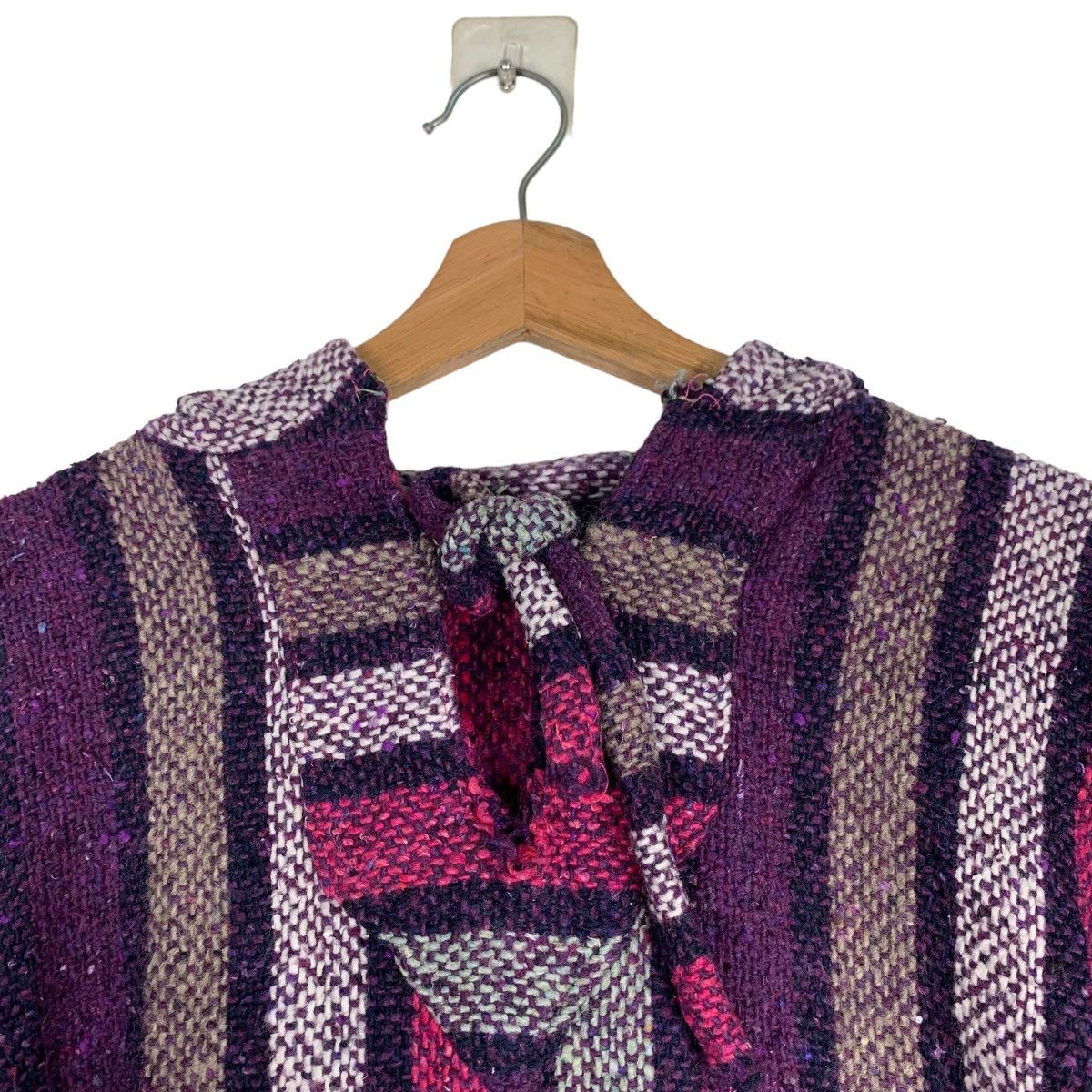 Baja East Vintage Mexican Baja Blanket Pullover Hoodies #0588-C27 Size US L / EU 52-54 / 3 - 9 Thumbnail
