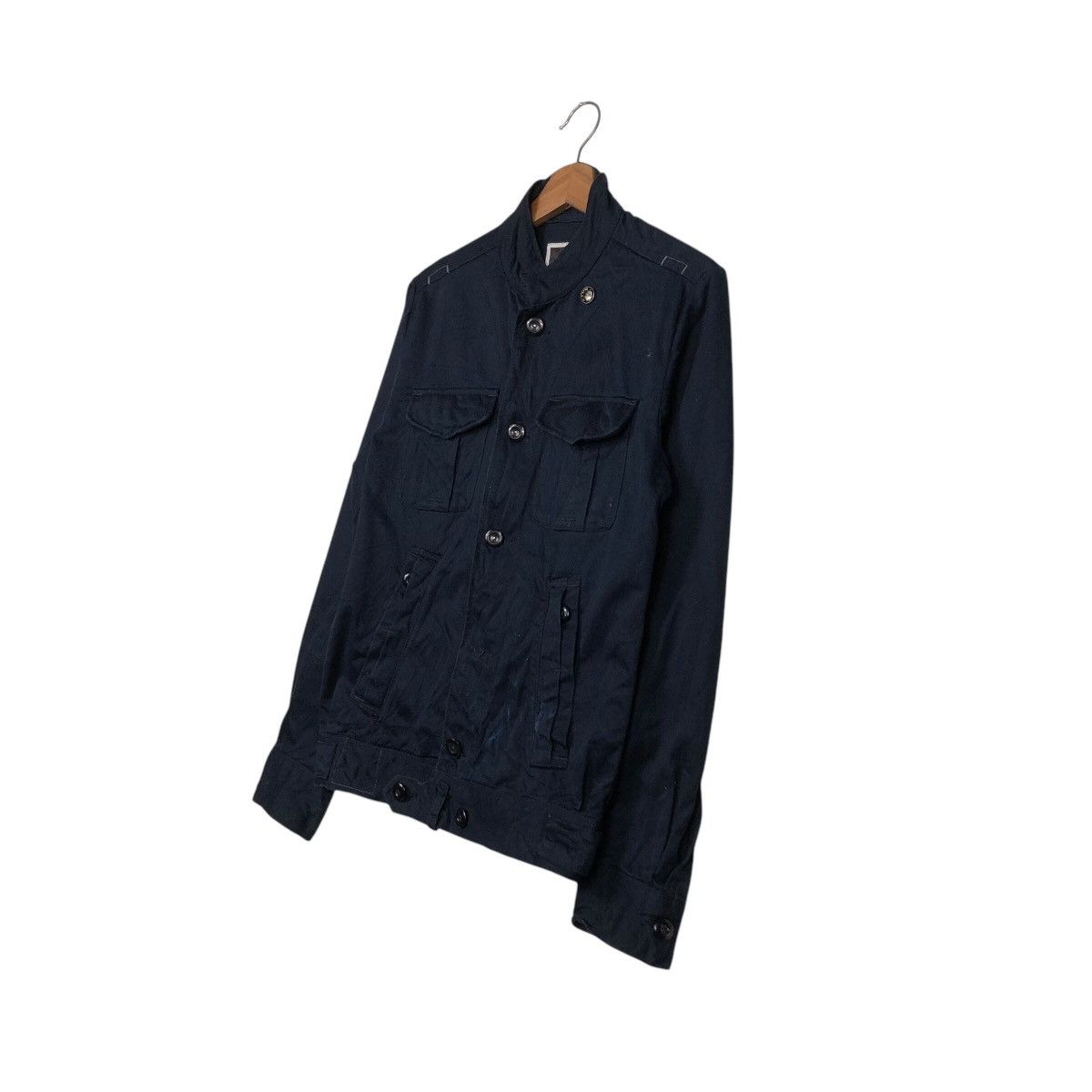 G-Star 📌Vintage Biker Jacket G Star Raw Multi Pocket Bondage Style Size US S / EU 44-46 / 1 - 3 Thumbnail