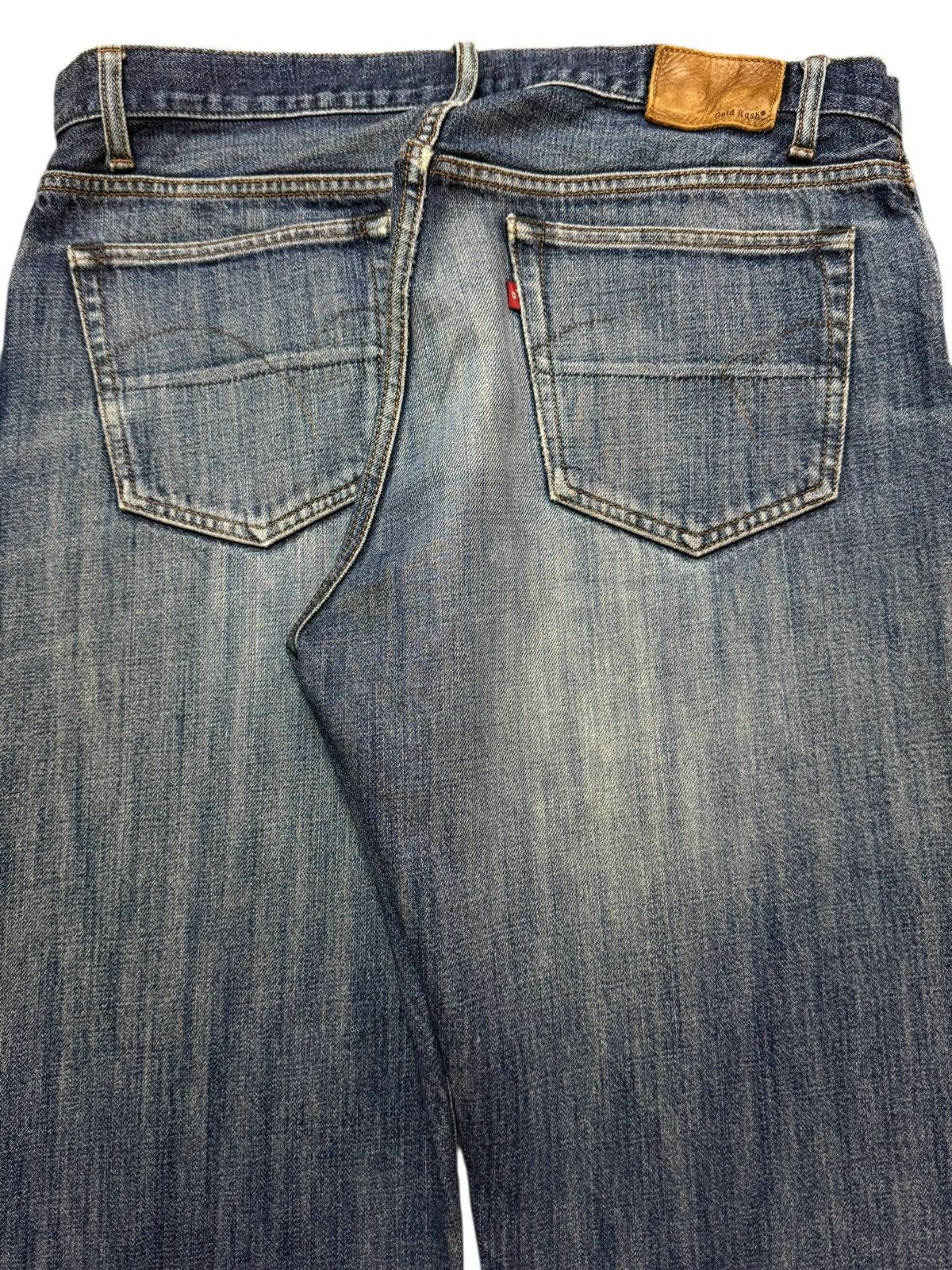 Kapital Vintage Y2K Japanese Brand Blue Faded Wash Whiskers Wide Leg Size US 34 / EU 50 - 4 Thumbnail
