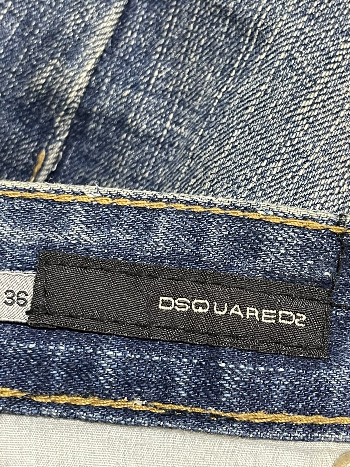 Dsquared2 Vintage Japanese Dsquared2 Faded Wash Distress Loose Jeans Size US 38 / EU 54 - 11 Thumbnail