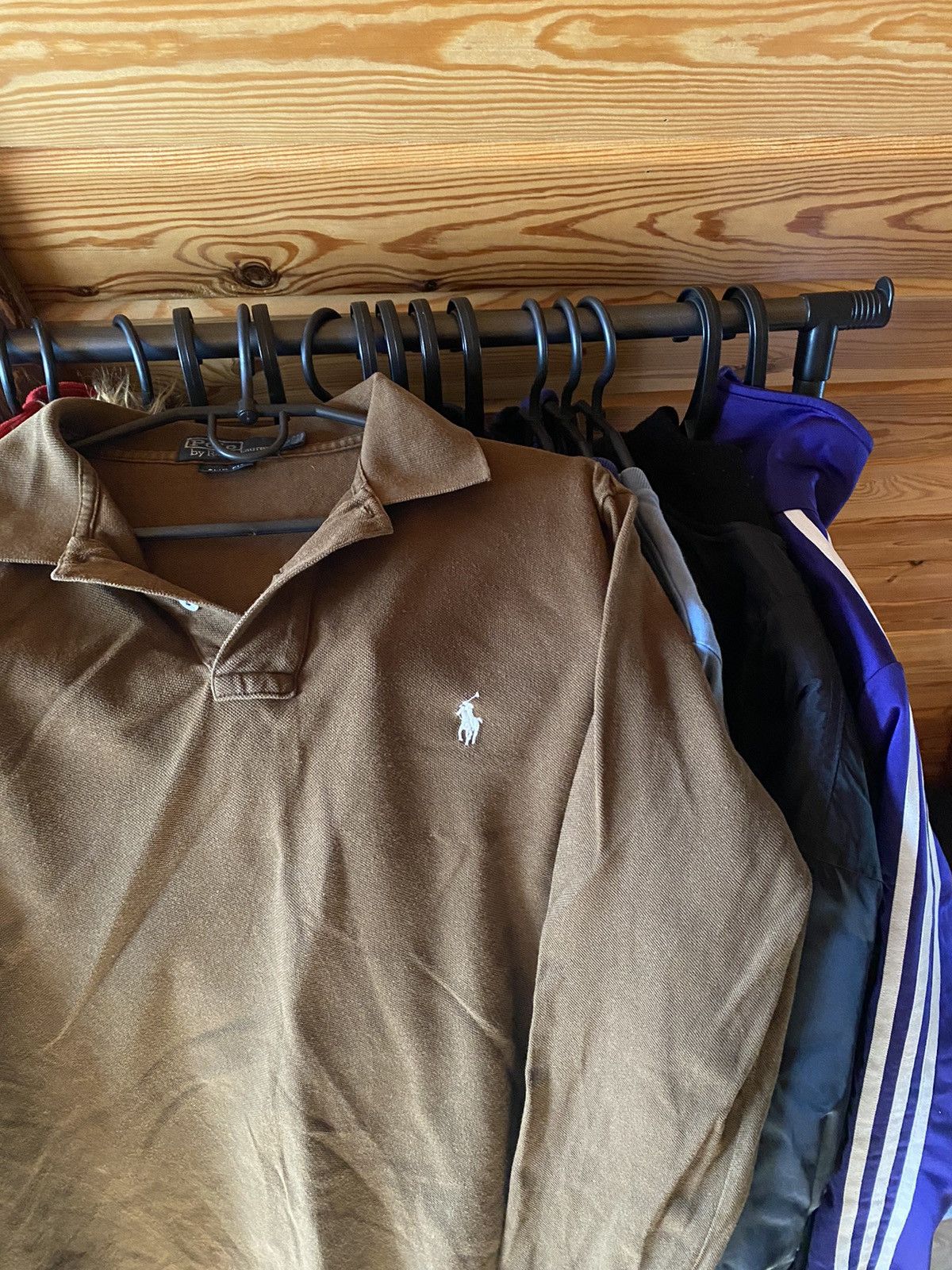 Polo Ralph Lauren Vintage Brown Polo Ralph Lauren Regby Polo Shirt Size L Y2k Size US L / EU 52-54 / 3 - 4 Thumbnail