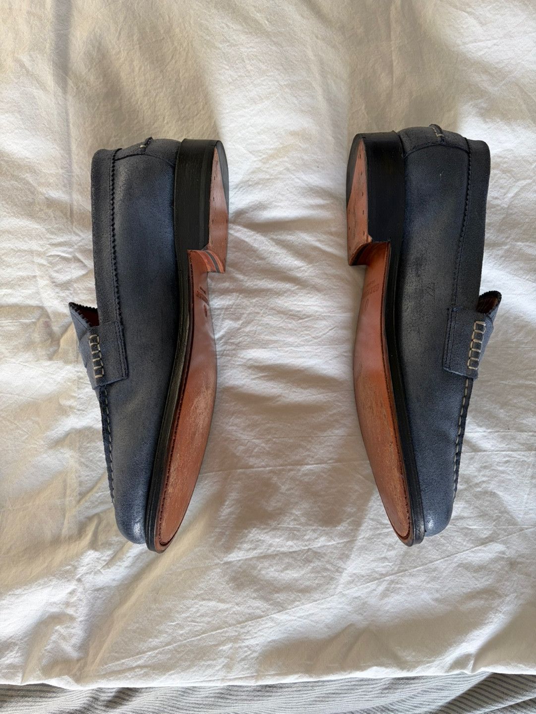 Grenson Grenson loafer in sky blue suede UK 9.5 Size US 10.5 / EU 43-44 - 3 Thumbnail