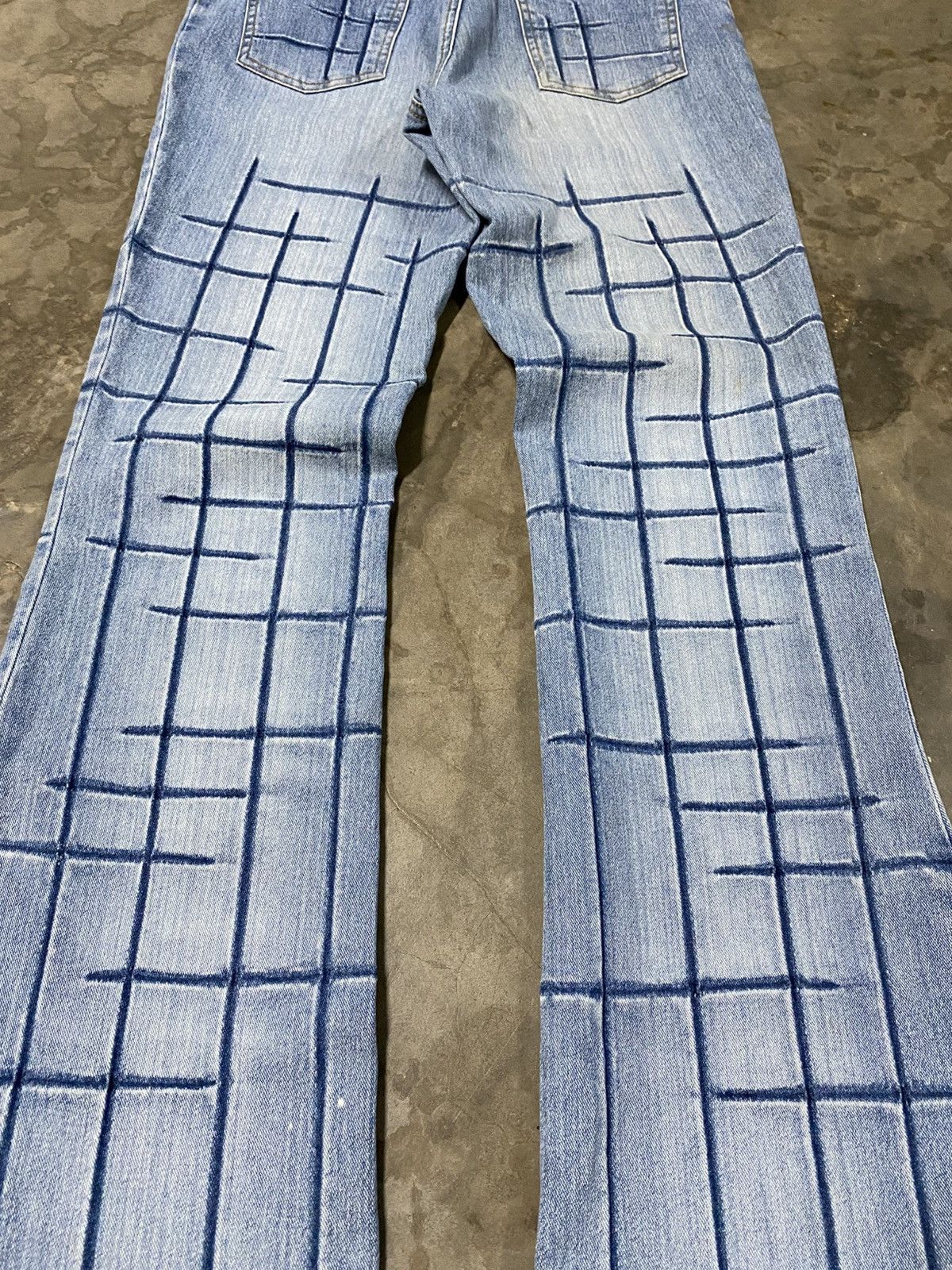 Hysteric Glamour × If Six Was Nine × Le Grande Bleu (L.G.B.) Flare Jeans Japan Unknown Vintage Denim p185 Size US 28 / EU 44 - 3 Thumbnail