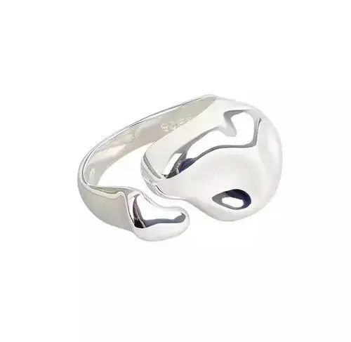 Jewelry × Ring Of Fire Minimalistic Silver Ring Size ONE SIZE - 3 Thumbnail