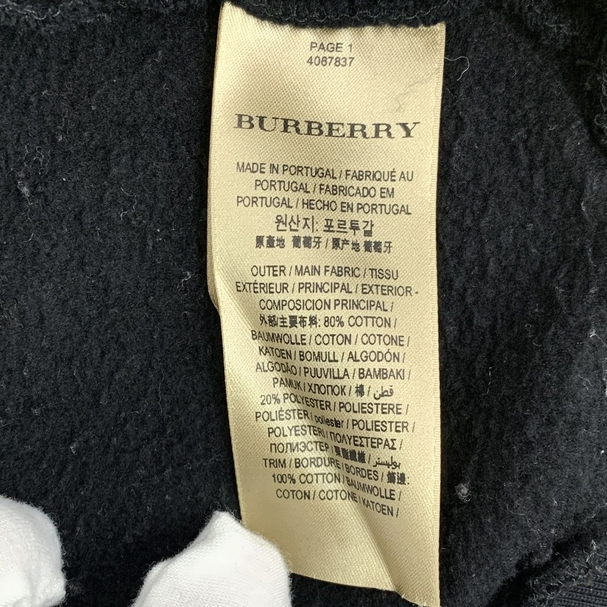 Burberry Burberry Hooded Drawstring Long Sleeve Sweatshirt K26WX Size XS / US 0-2 / IT 36-38 - 7 Thumbnail