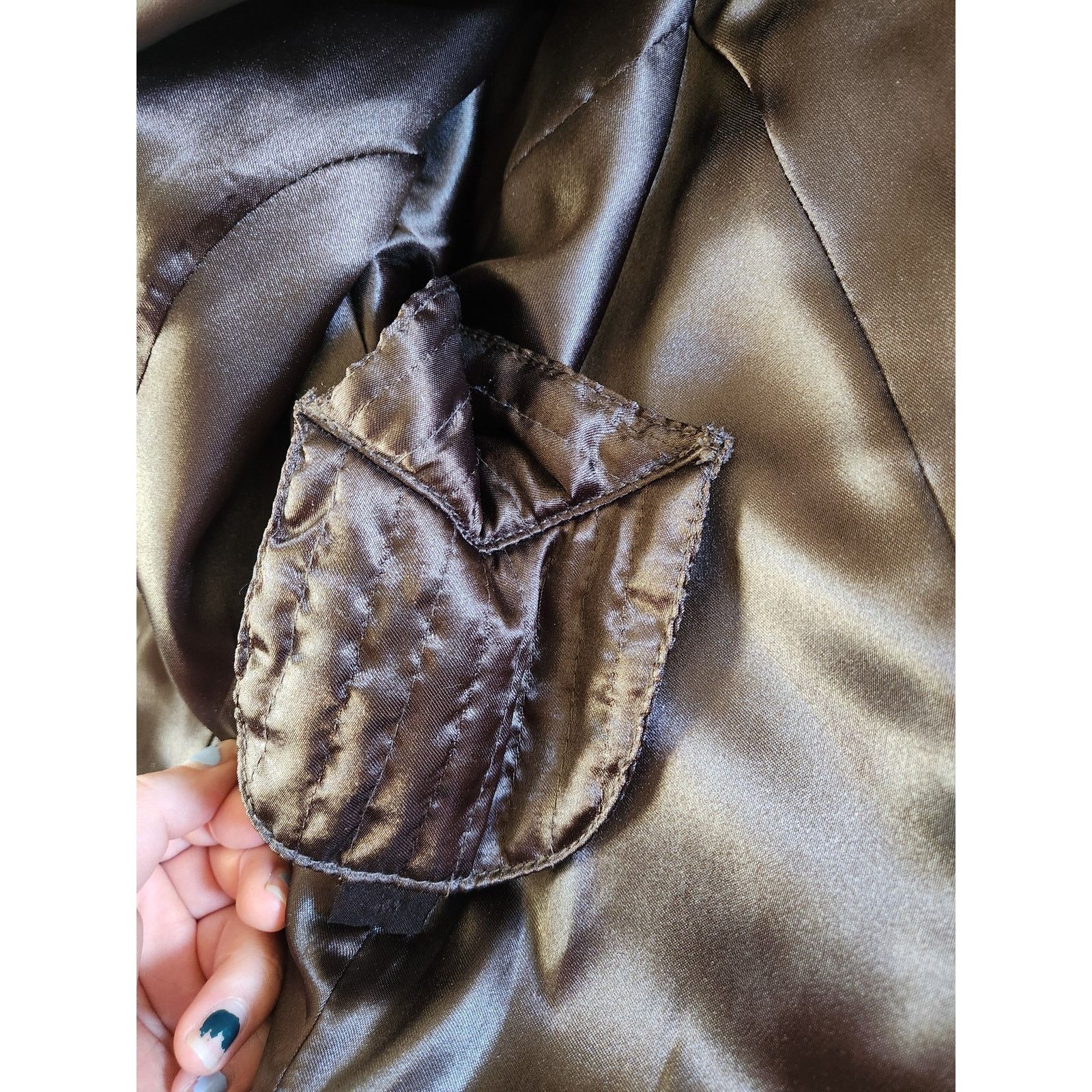 Other Pamela McCoy Collections Women's Genuine Leather Jacket-M Size M / US 6-8 / IT 42-44 - 5 Thumbnail