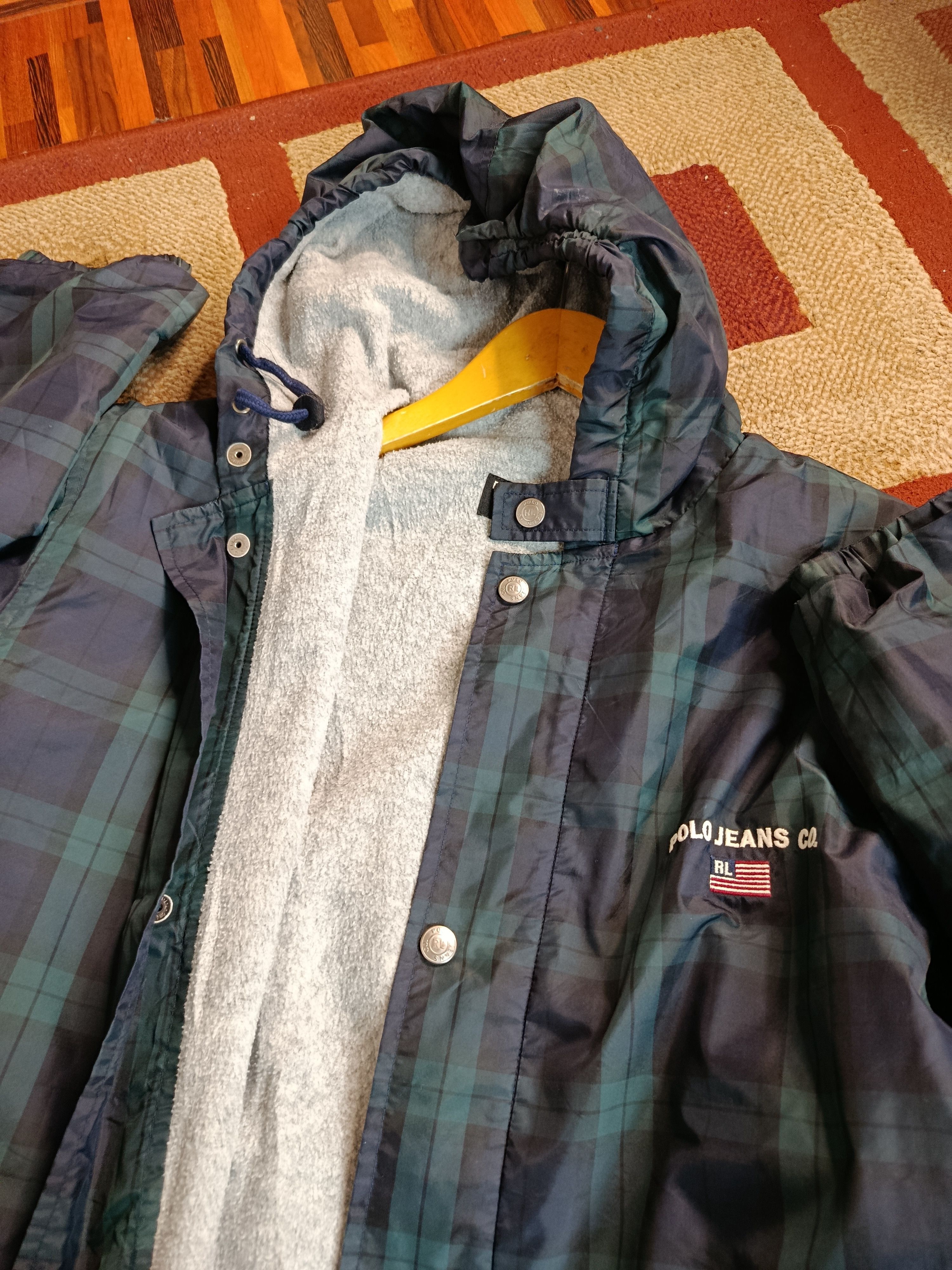 Polo Ralph Lauren Vintage 90s Polo Jeans Ralph Lauren Plaid Parachute Jacket Size US L / EU 52-54 / 3 - 13 Thumbnail