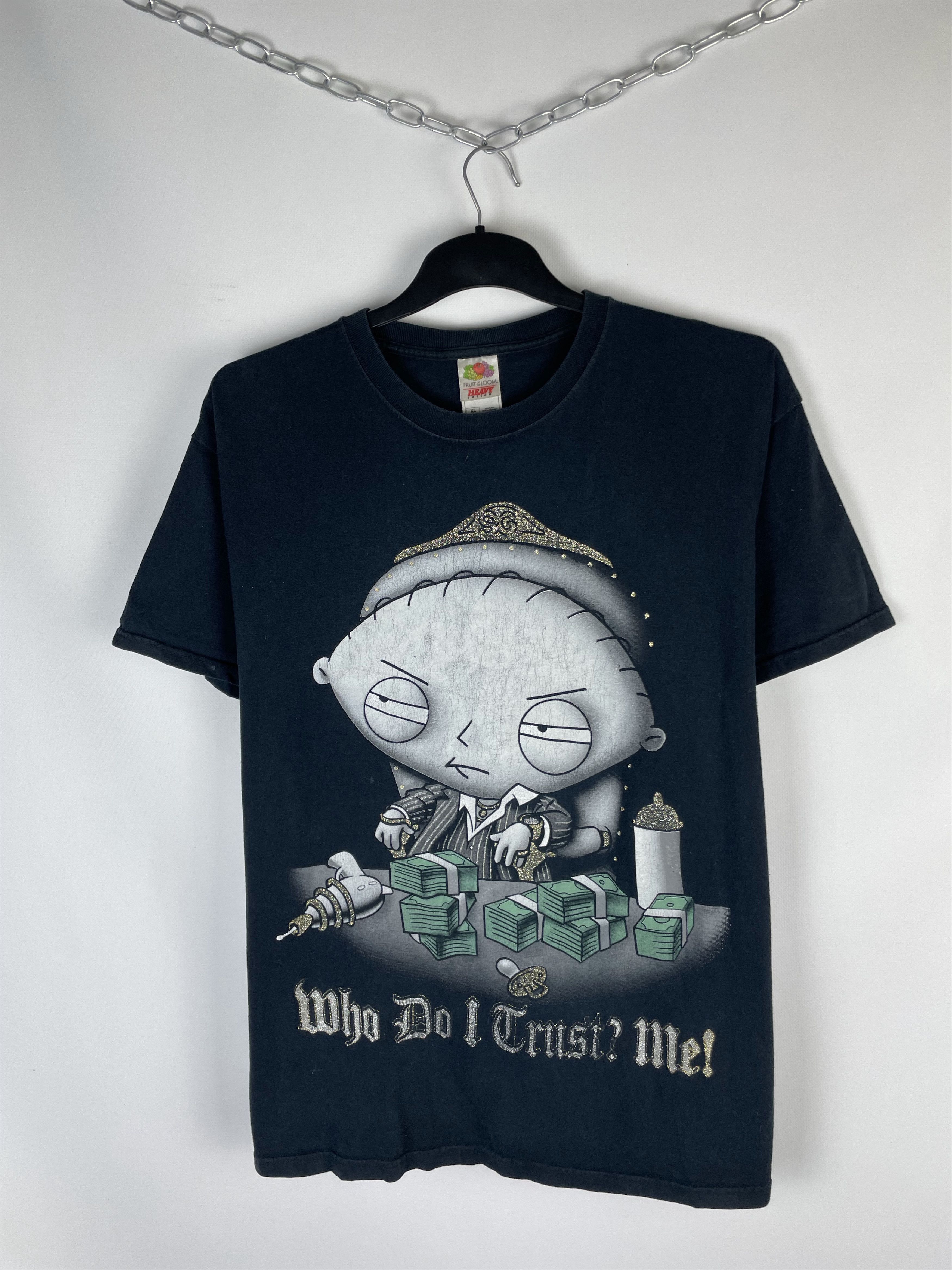 Other Family Guy Stewie Who Do I Trust Me Big Screen Printed Tee Size US XL / EU 56 / 4 - 3 Thumbnail