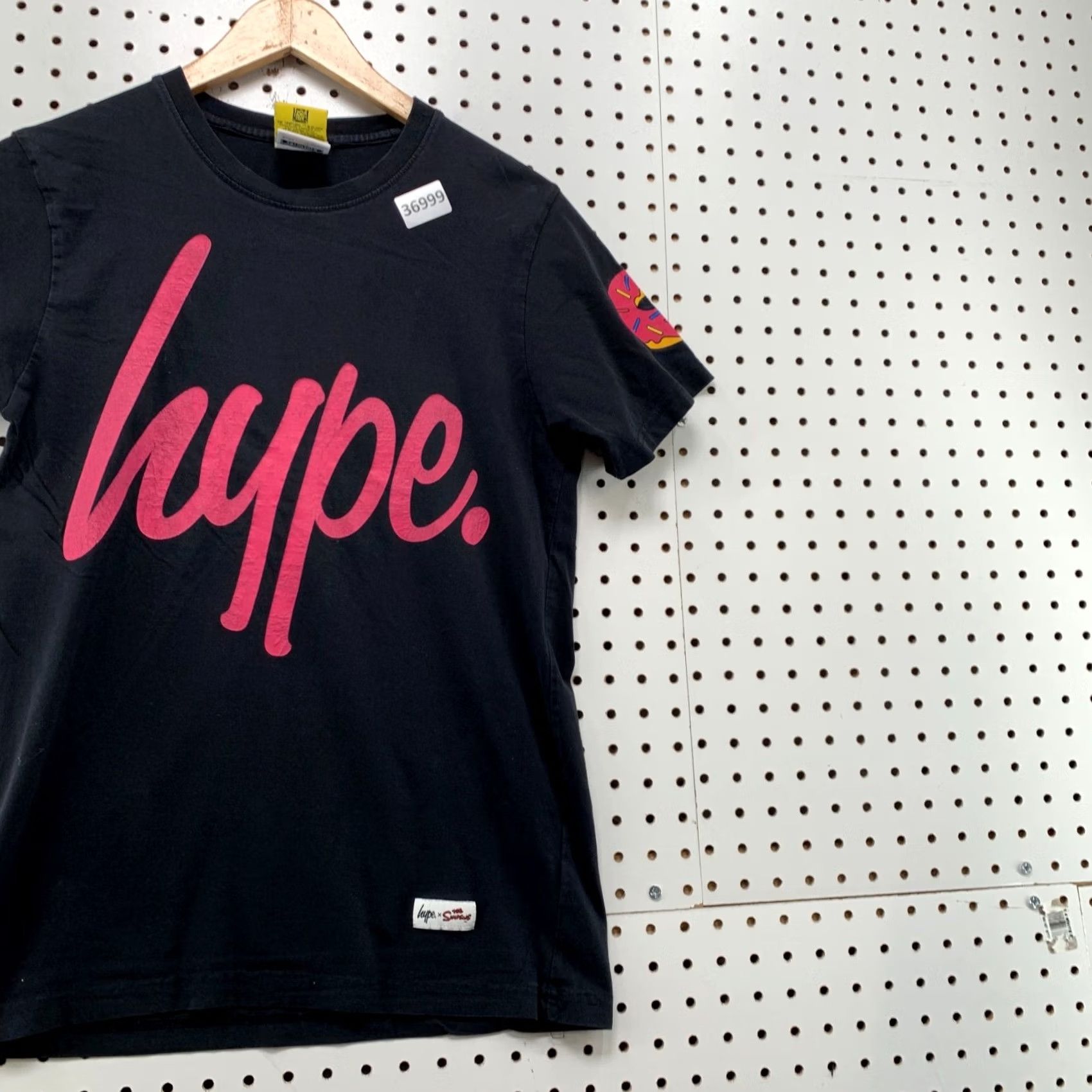 Vintage HYPE Simpson Shirt Mens Small Black Chief Wiggum TV Cartoon Size US S / EU 44-46 / 1 - 4 Thumbnail