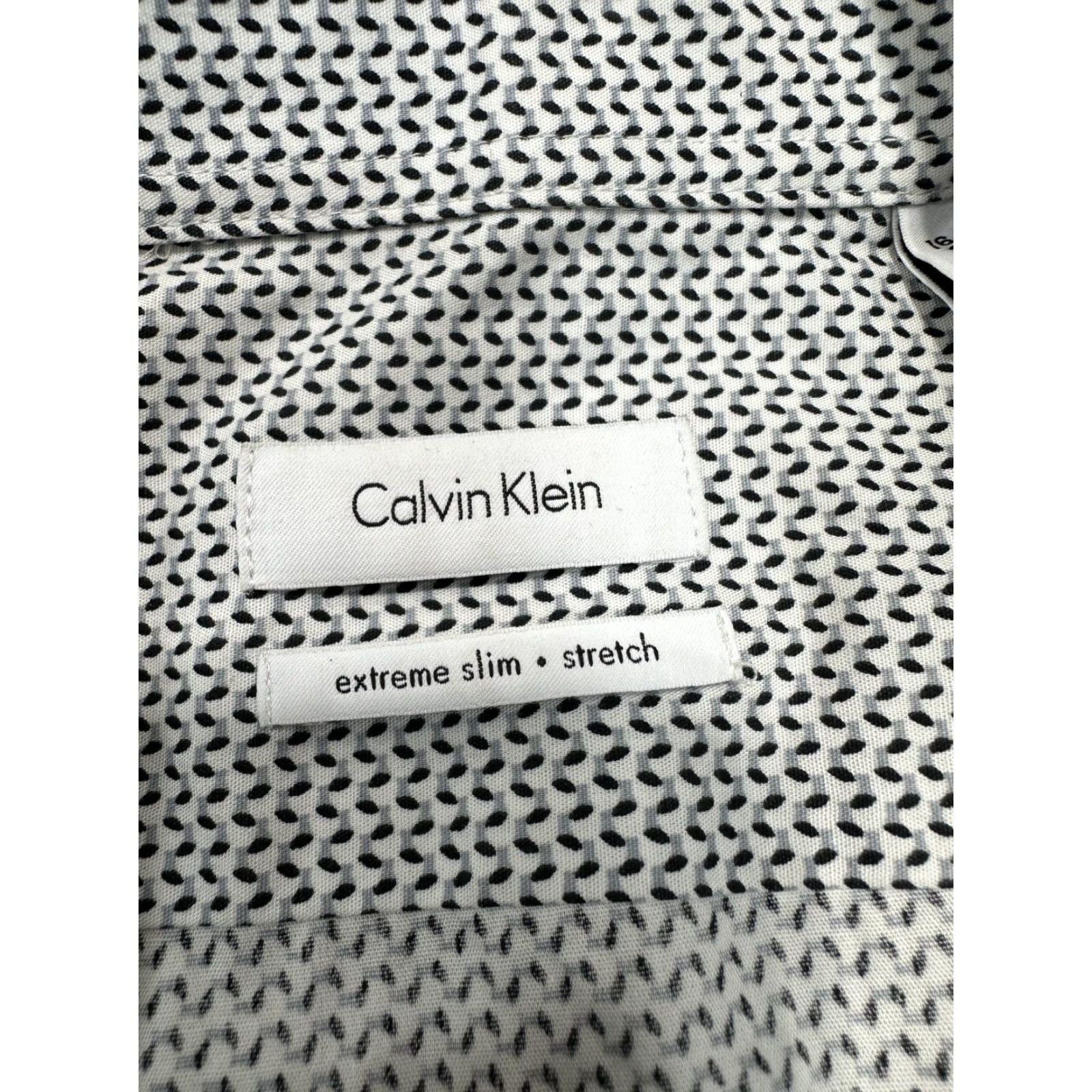 Calvin Klein Calvin Klein Shirt Slim Stretch Long Sleeve Button-Up L Gray Mens XS-XL Style: 16-16.5 Size US L / EU 52-54 / 3 - 4 Thumbnail