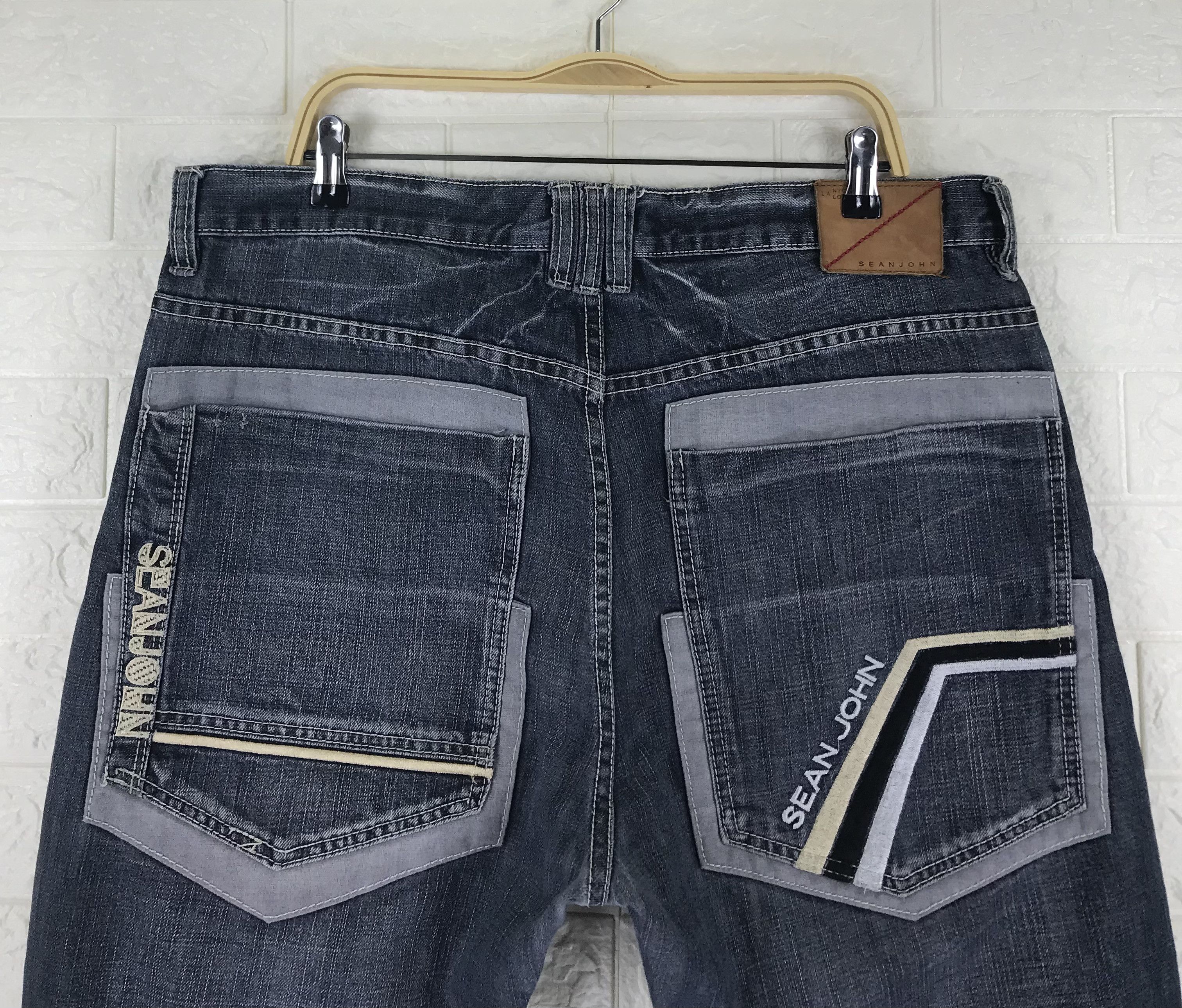 Sean John Vintage Sean John Big Pockets Baggy Jeans Wide Denim Size US 38 / EU 54 - 2 Thumbnail
