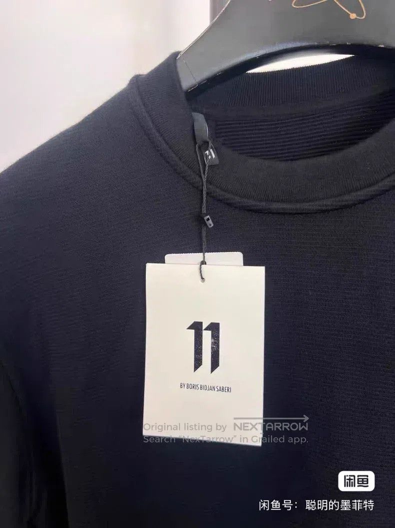Boris Bidjan Saberi Boris Bidjan Saberi Cotton Crescent Long Sleeve Sweater Size US XS / EU 42 / 0 - 3 Thumbnail