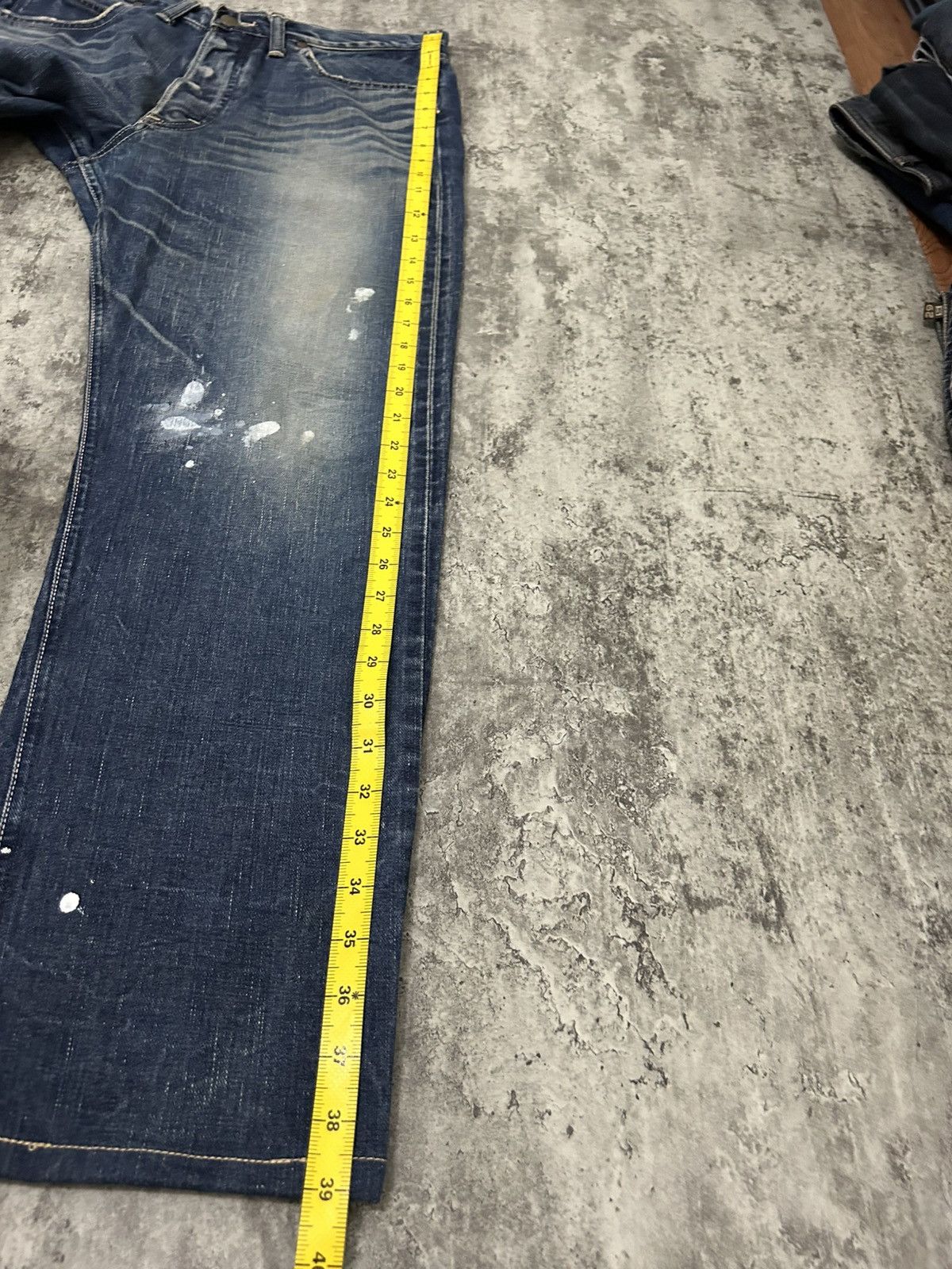 Lee Vintage Lee Riders X Okuda Japan Mud Wash Selvedge Jeans Size US 32 / EU 48 - 23 Thumbnail