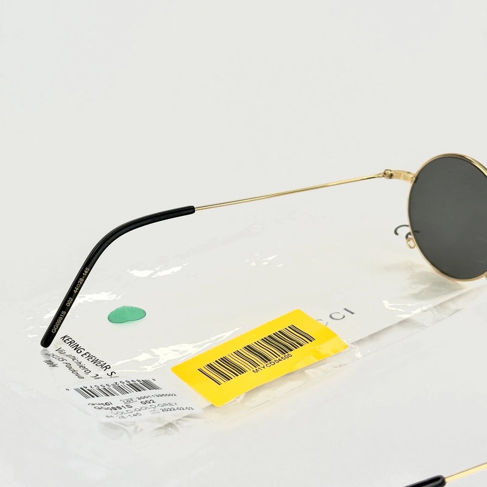 Gucci GUCCI GG0991S ARIA Pinke-nez 0991 Black Gold Chain 002 Size ONE SIZE - 9 Thumbnail