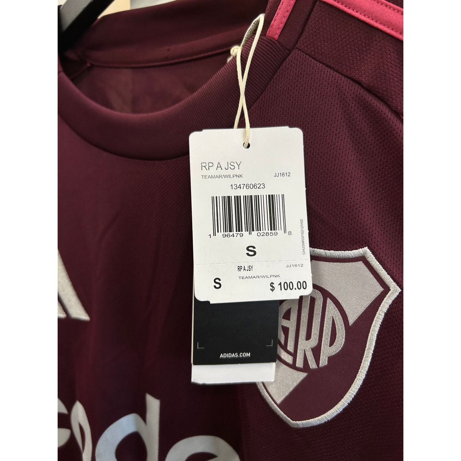 Adidas Club Atlético River Plate 2024/25 Away Soccer Jersey Small S Size US S / EU 44-46 / 1 - 4 Thumbnail