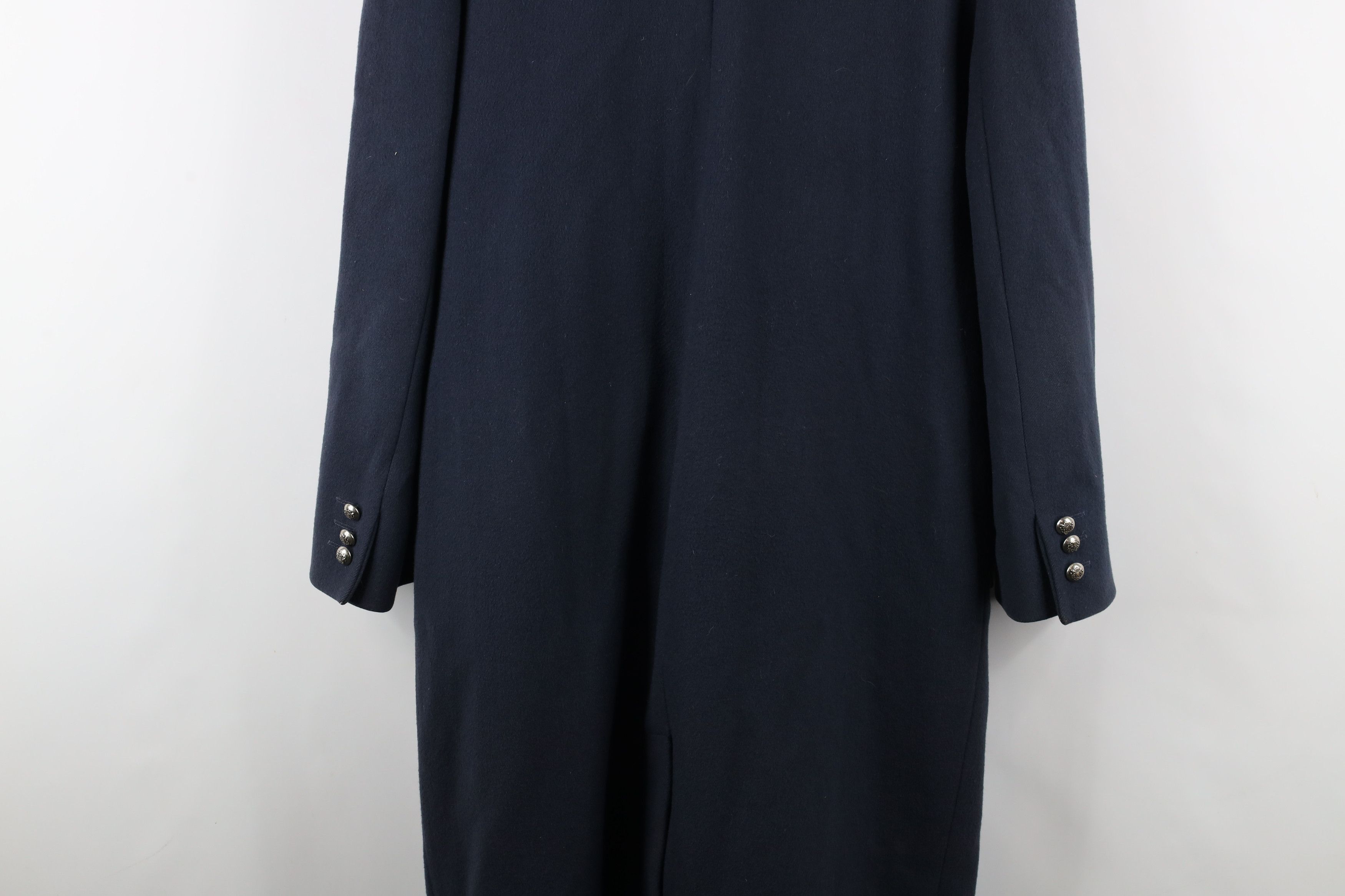 Vintage Vintage 90s Streetwear Military Style Wool Trench Coat USA Size XL / US 12-14 / IT 48-50 - 18 Thumbnail