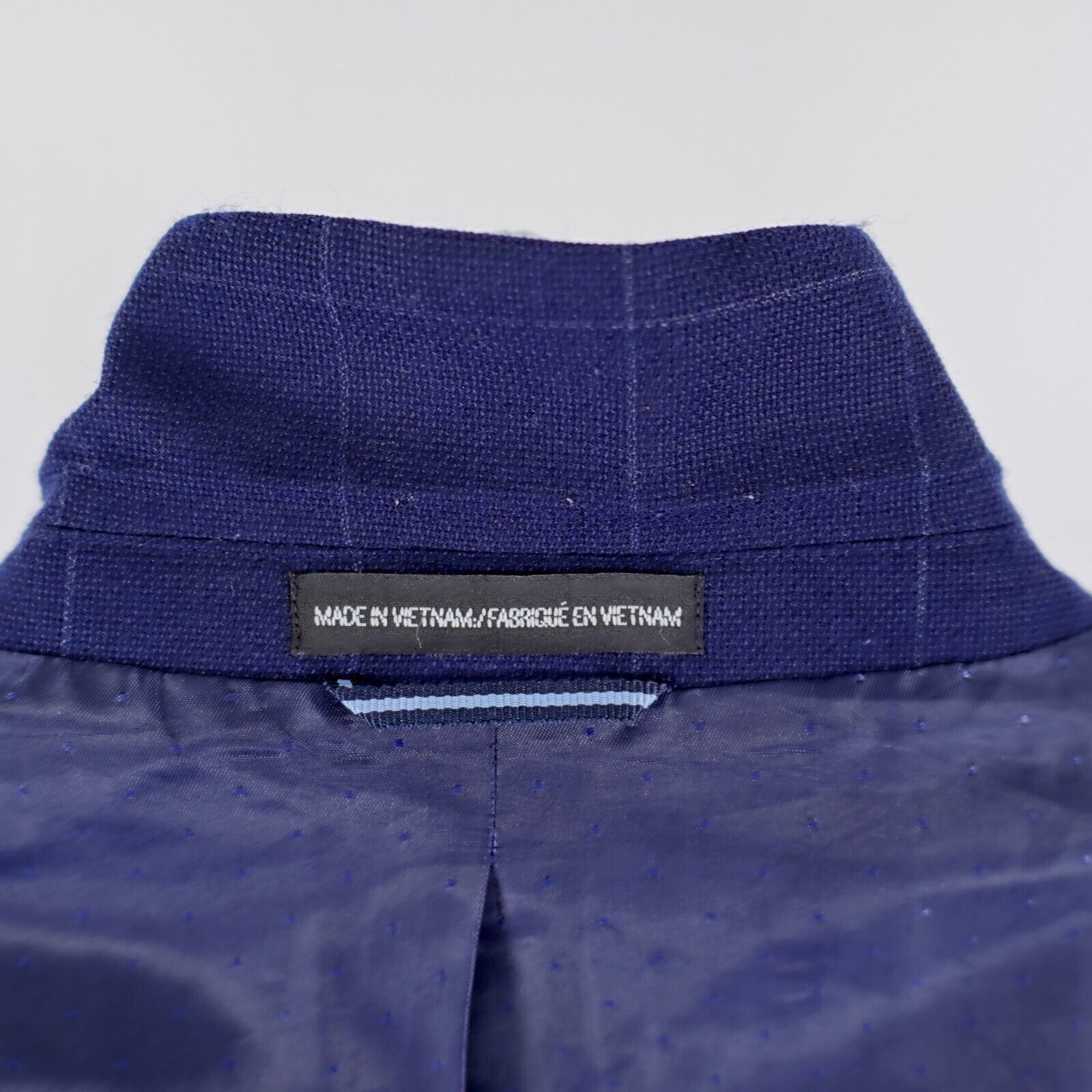 Tommy Hilfiger Tommy Hilfiger Blue Wool Polyester Unconstructed Shoulder Wi Size 42R - 14 Thumbnail