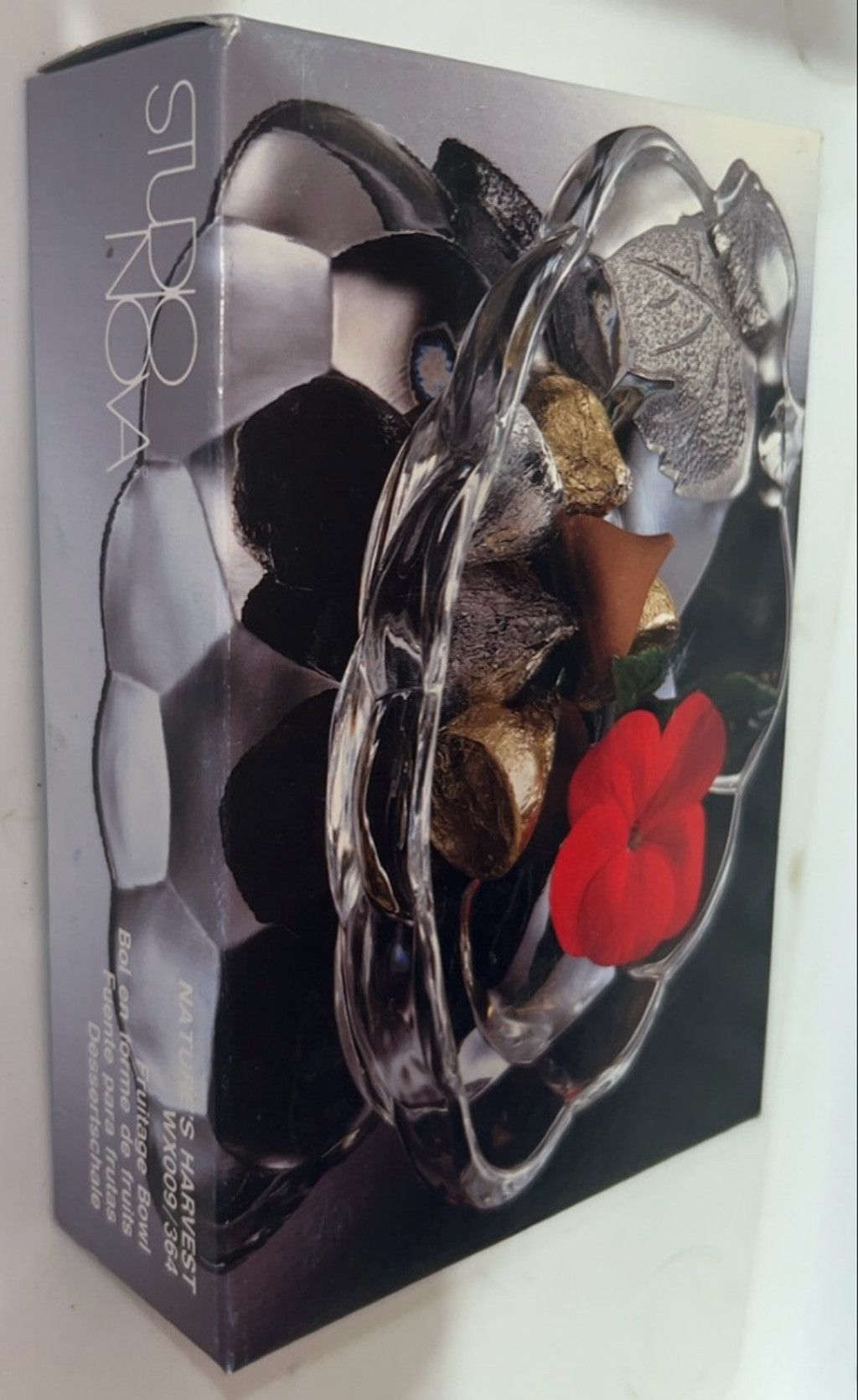 Other Studio Nova Clear Glass Grape Design Serveware jewel Bowl Size ONE SIZE - 3 Thumbnail