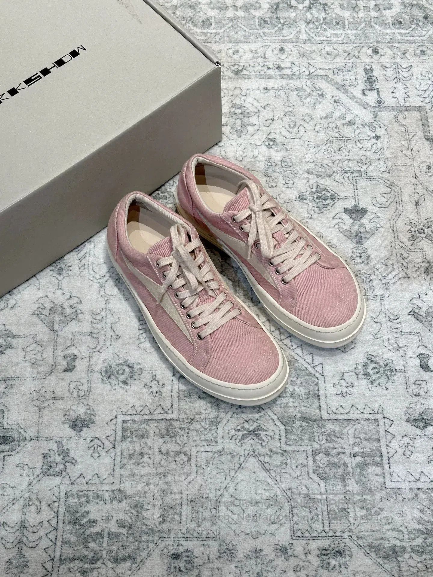 Rick Owens Rick Owens x Vans Canvas Pink Shoes. Size US 8.5 / EU 41-42 - 1 Thumbnail