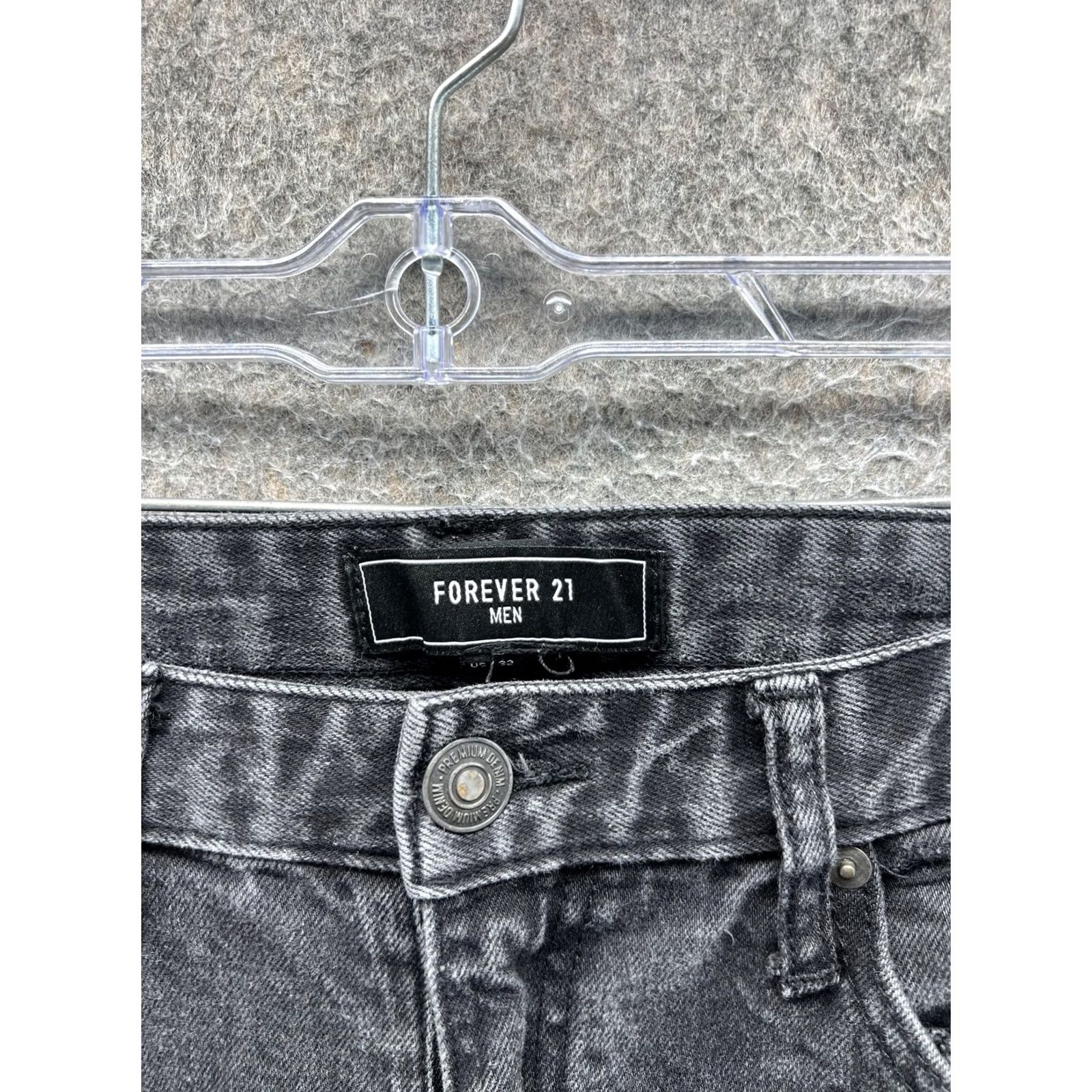 Forever 21 Forever 21 Jeans Mens 32 Gray Slim Skinny Stretch Denim Charcoal Wash Casual Size US 32 / EU 48 - 2 Thumbnail