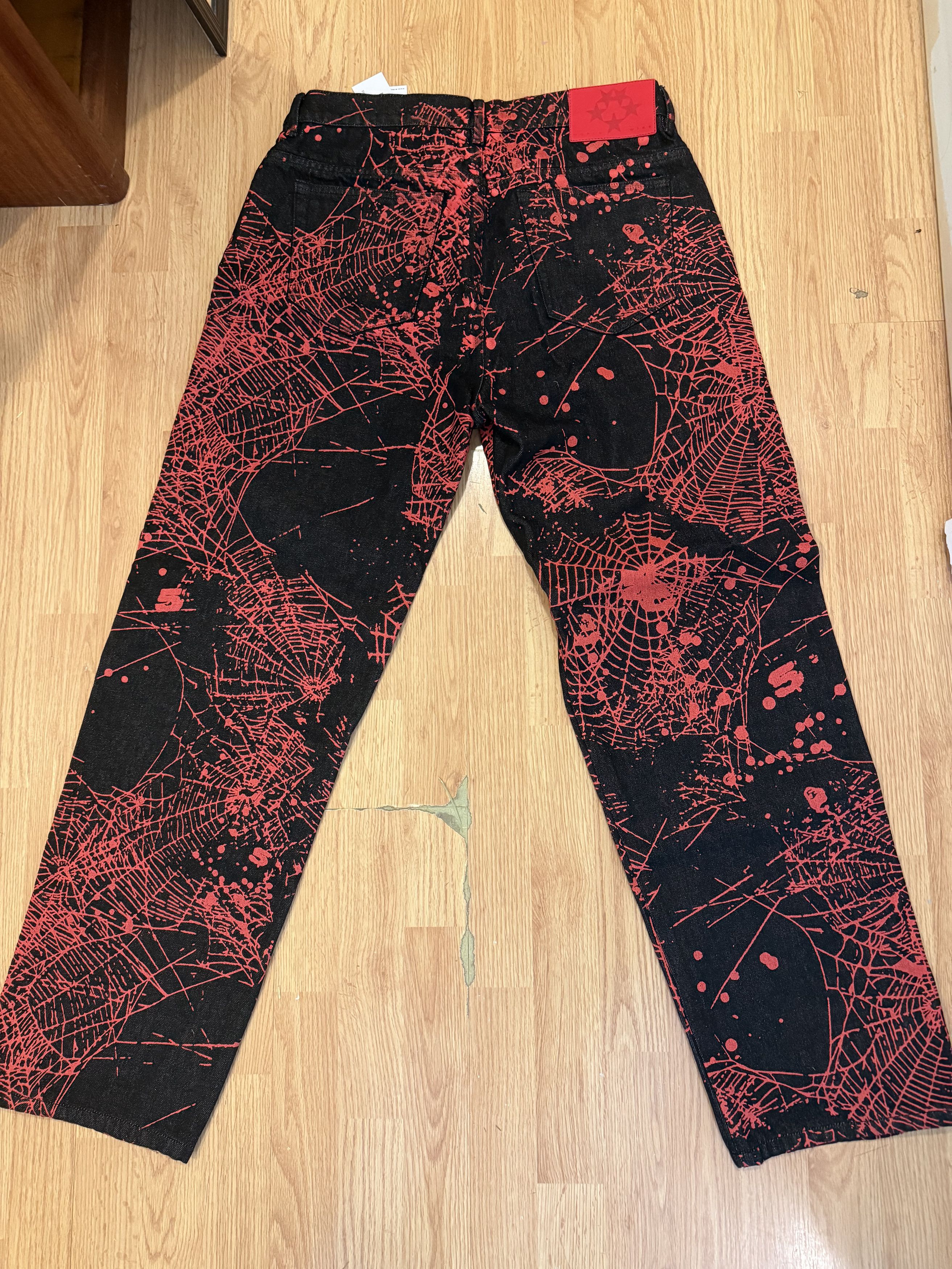 Sp5der Sp5der V2 Web Denim Red/Black Size US 32 / EU 48 - 3 Thumbnail
