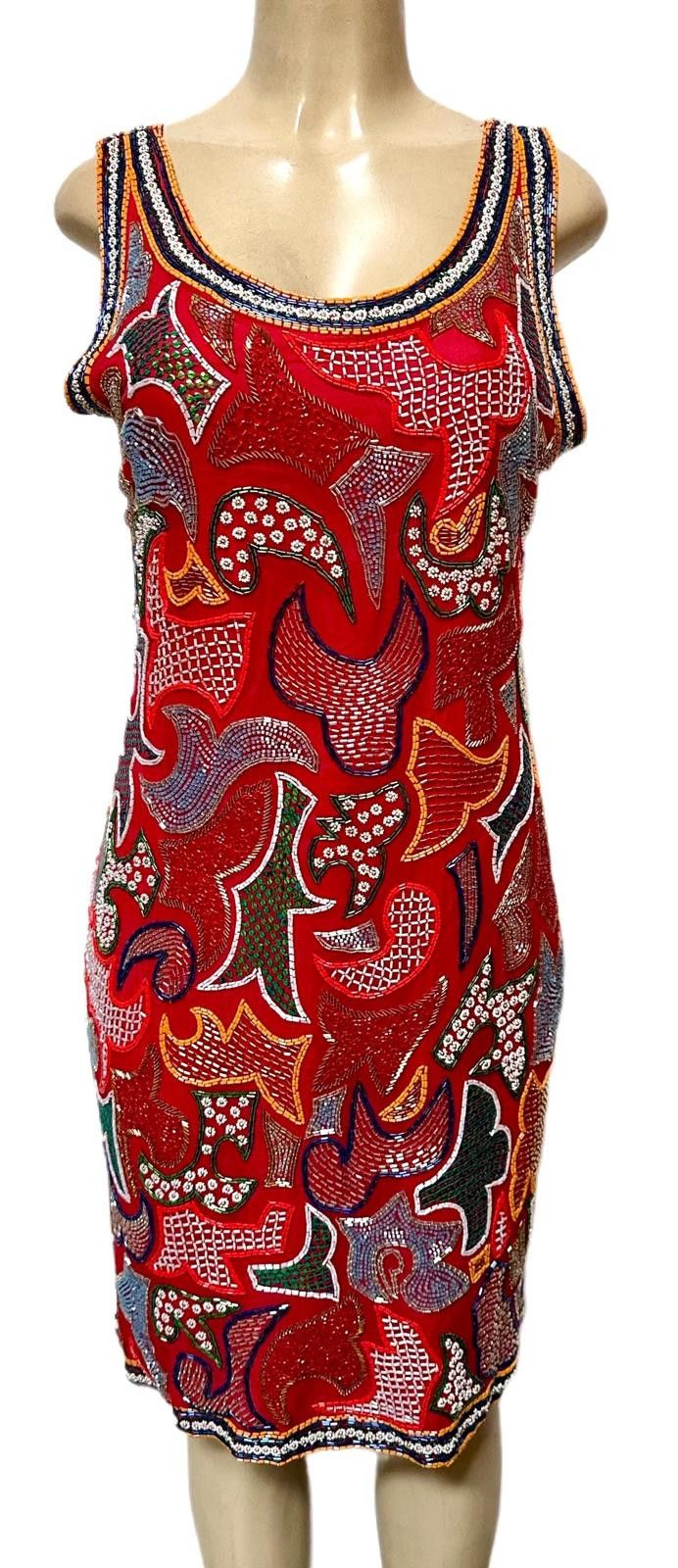 Other Sequin Red Multi Cocktail Dress size 12 Size XL / US 12-14 / IT 48-50 - 1 Preview