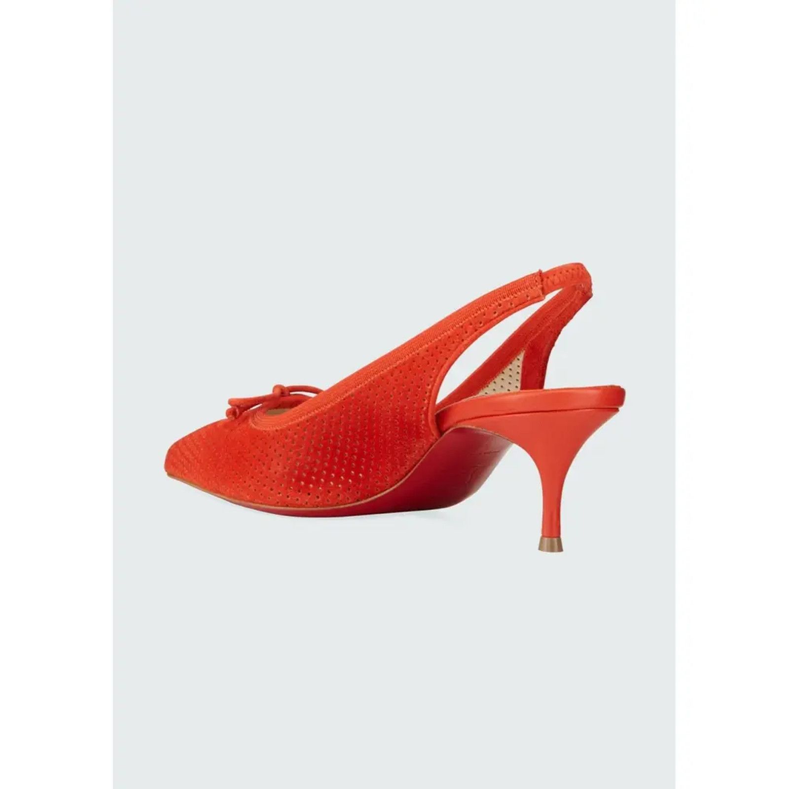 Christian Louboutin Christian Louboutin Hall Sling Pump 55 VIF Red Orange Size US 8 / IT 38 - 8 Thumbnail