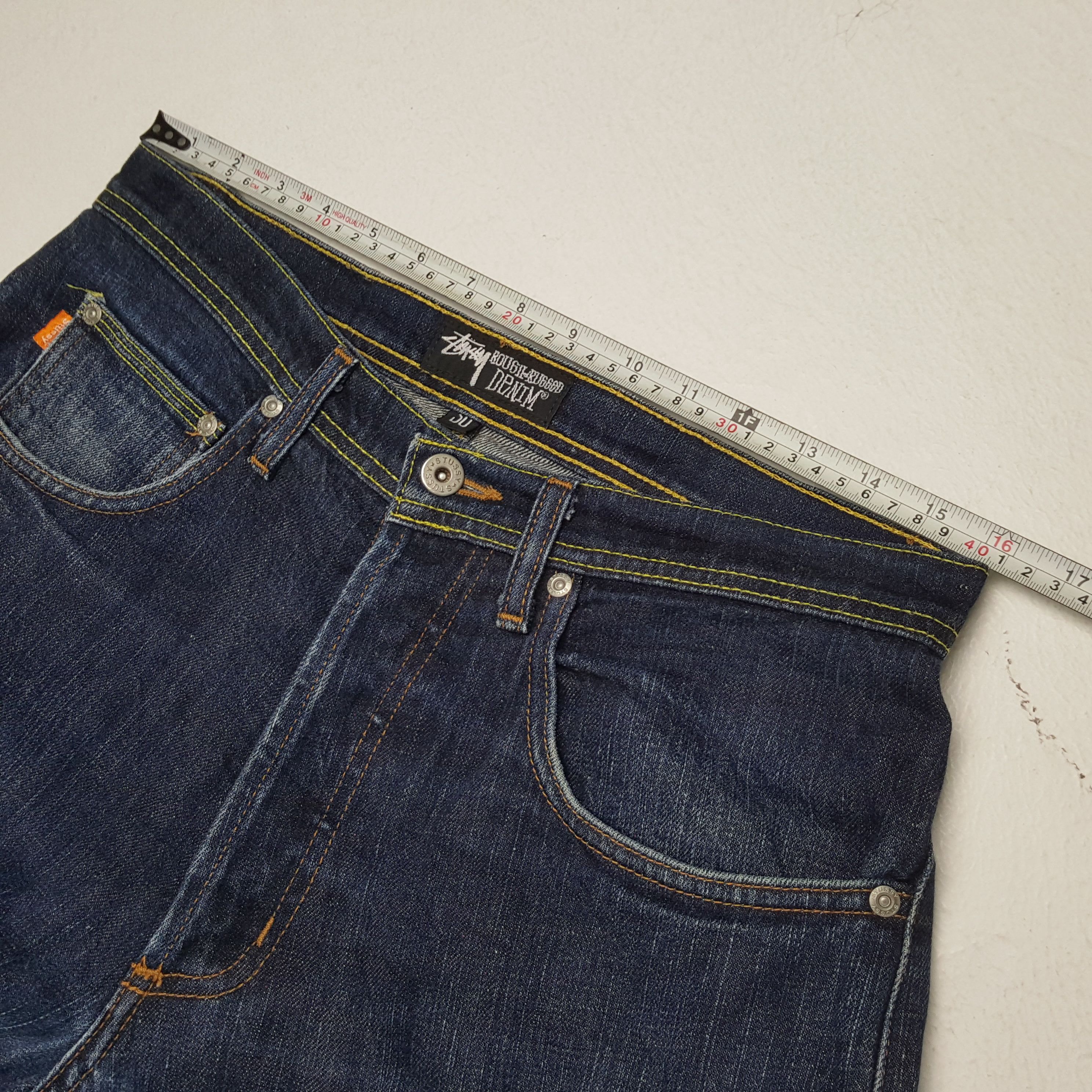 Stussy × Vintage Vintage STUSSY Streetwear Skateboard Logo Style Jeans Size US 32 / EU 48 - 7 Thumbnail