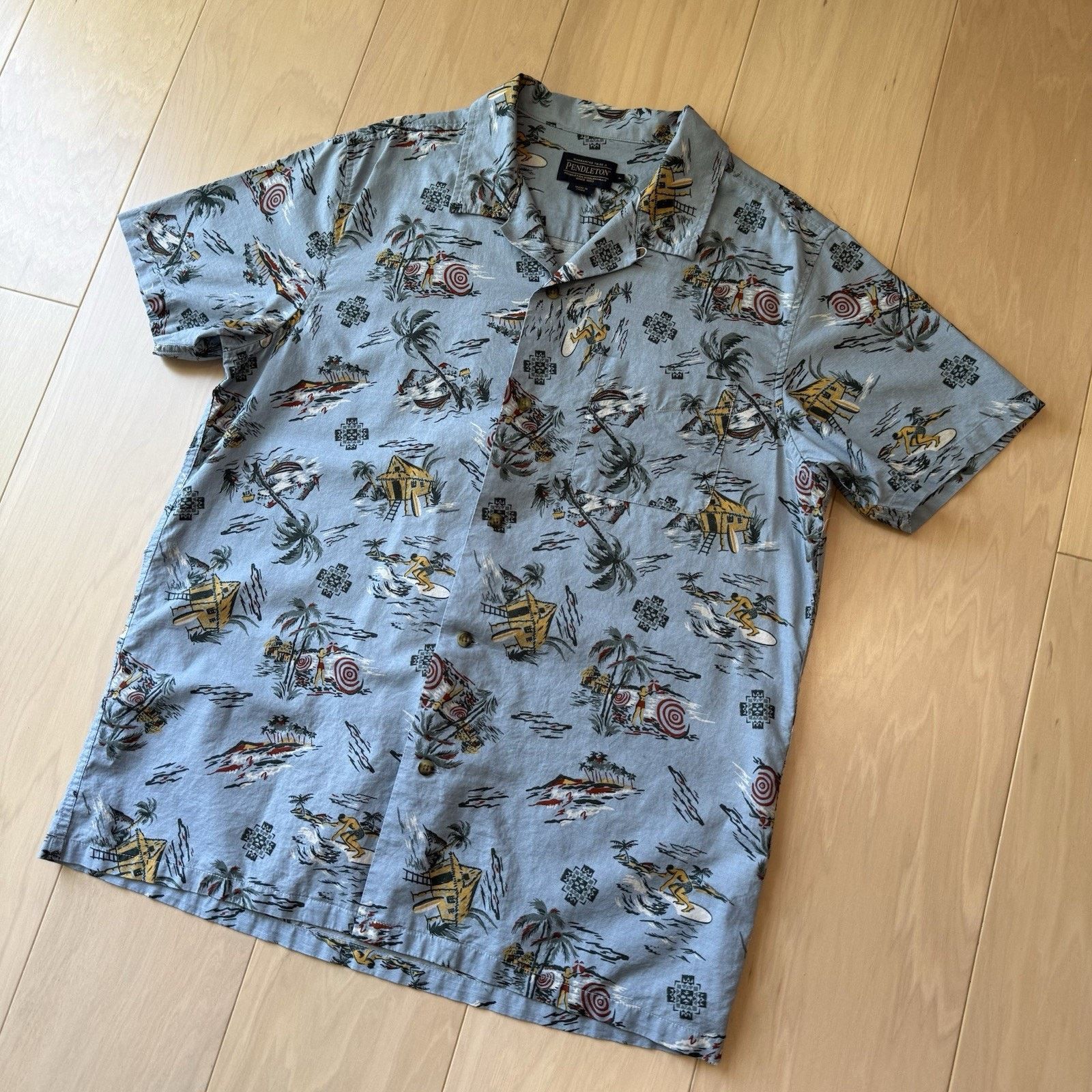 Pendleton Pendleton Shirt Large Multicolor Short Sleeve Loop Collar Size US L / EU 52-54 / 3 - 8 Thumbnail