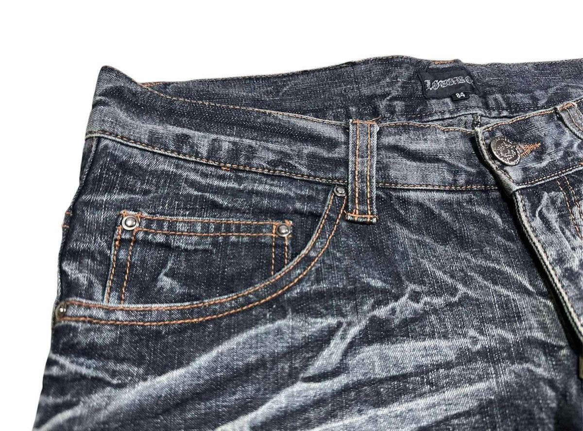 Hysteric Glamour × Japanese Brand × Seditionaries 🔥Y2K Archived Lowbox Faded Patchwork Distressed Denim Punk Size US 34 / EU 50 - 6 Thumbnail
