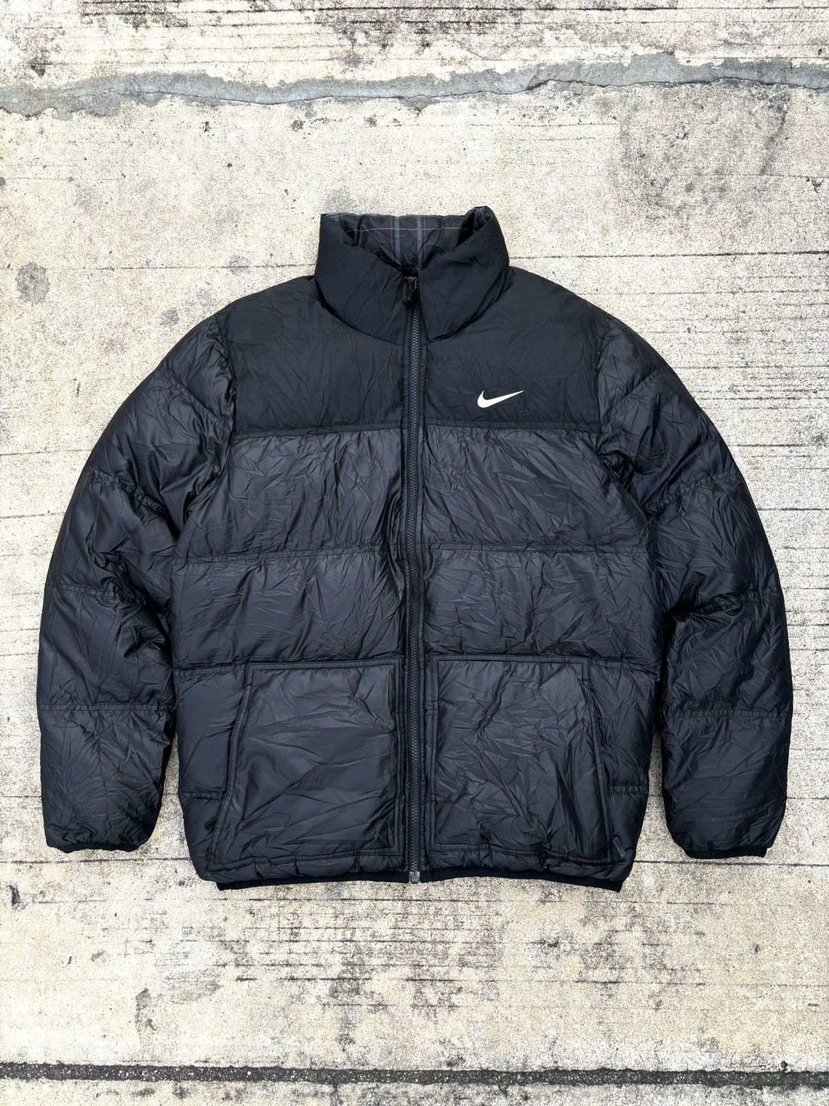 Nike Vintage Nike Puffer Jacket 2 in 1 Y2K Size US L / EU 52-54 / 3 - 1 Thumbnail