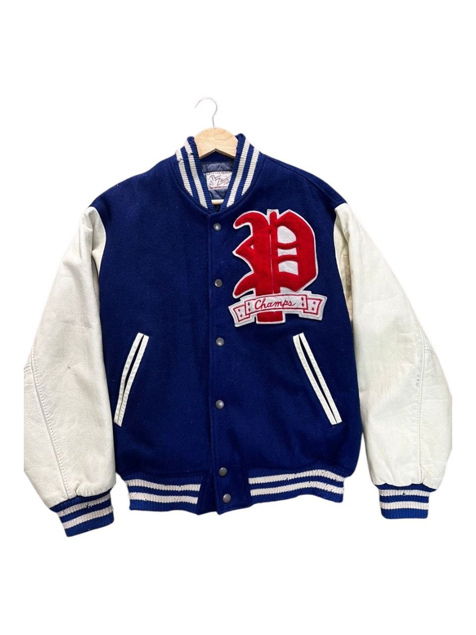 Vintage Vintage 80’s Varsity Jacket Size US M / EU 48-50 / 2 - 2 Thumbnail