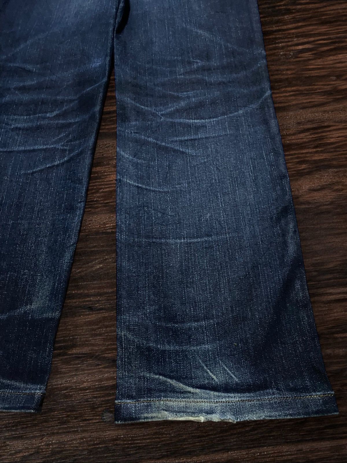 Jun Takahashi Vintage Japanese Brand Uniqlo Fade Wash Distressed Slim Jean Size US 30 / EU 46 - 8 Thumbnail