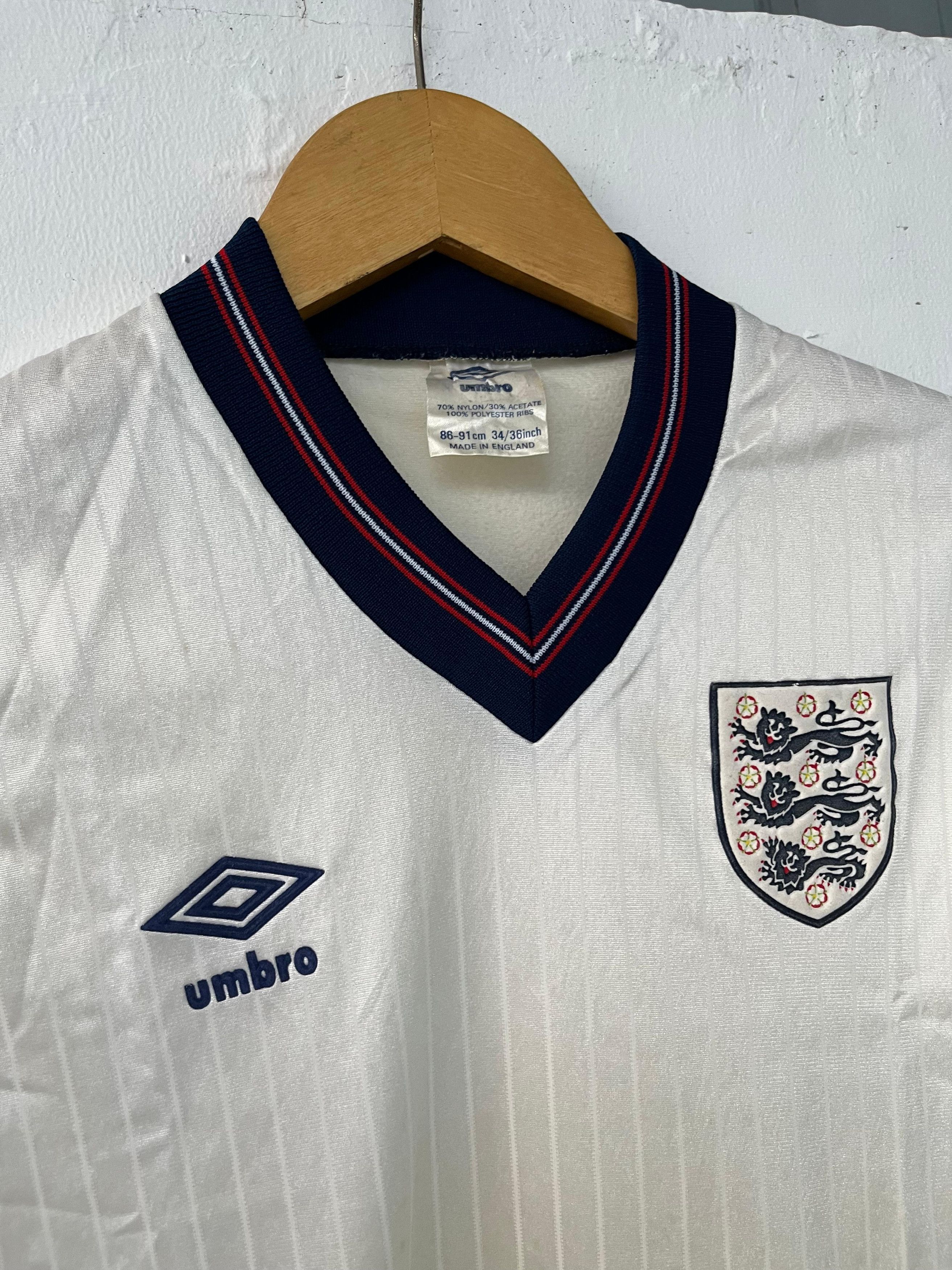 Umbro 💥Rare💥Vintage England 1984-1986 Home Jersey Size US S / EU 44-46 / 1 - 3 Thumbnail