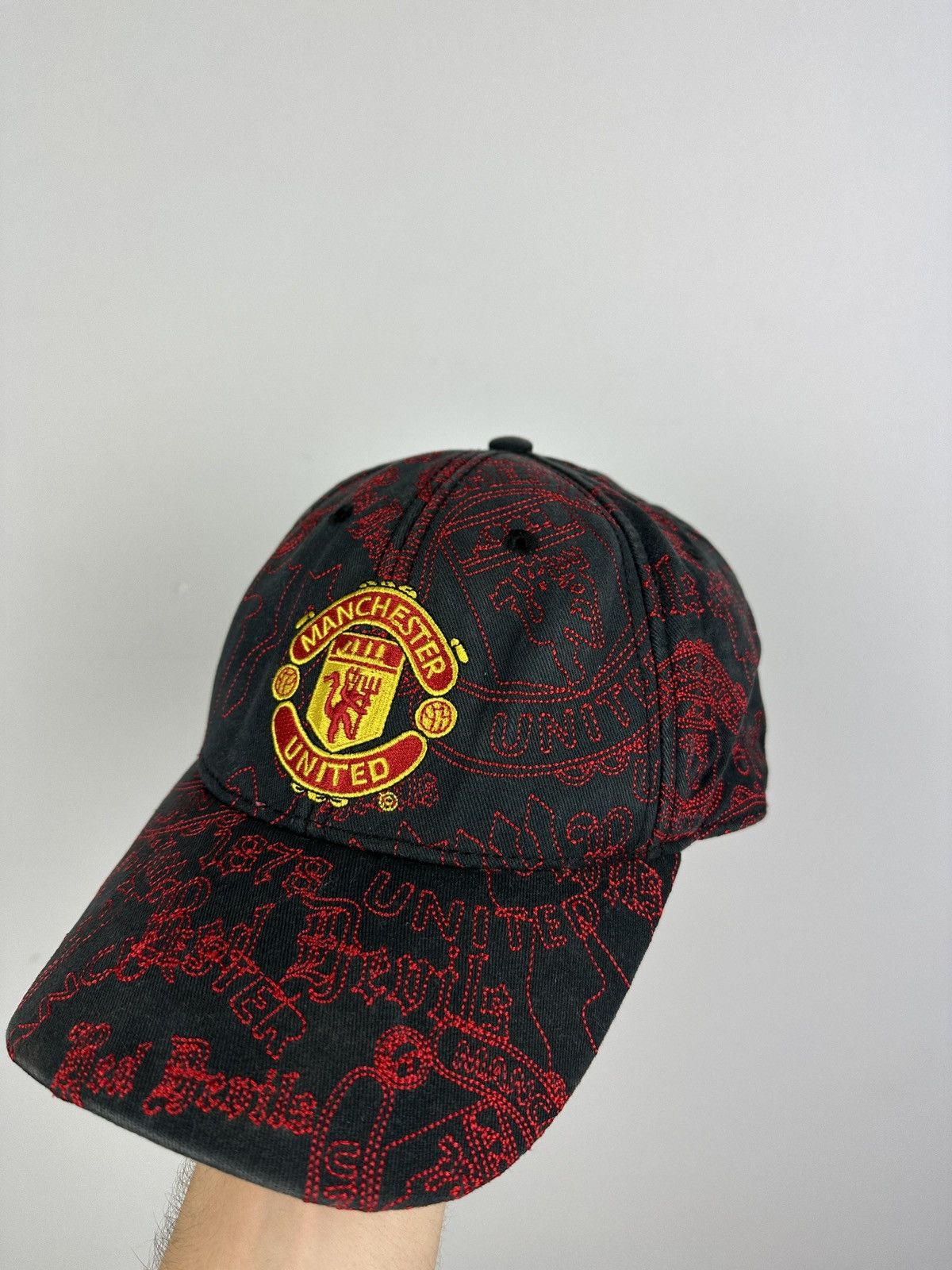 Vintage Vintage Manchester United Cap Size ONE SIZE - 3 Thumbnail