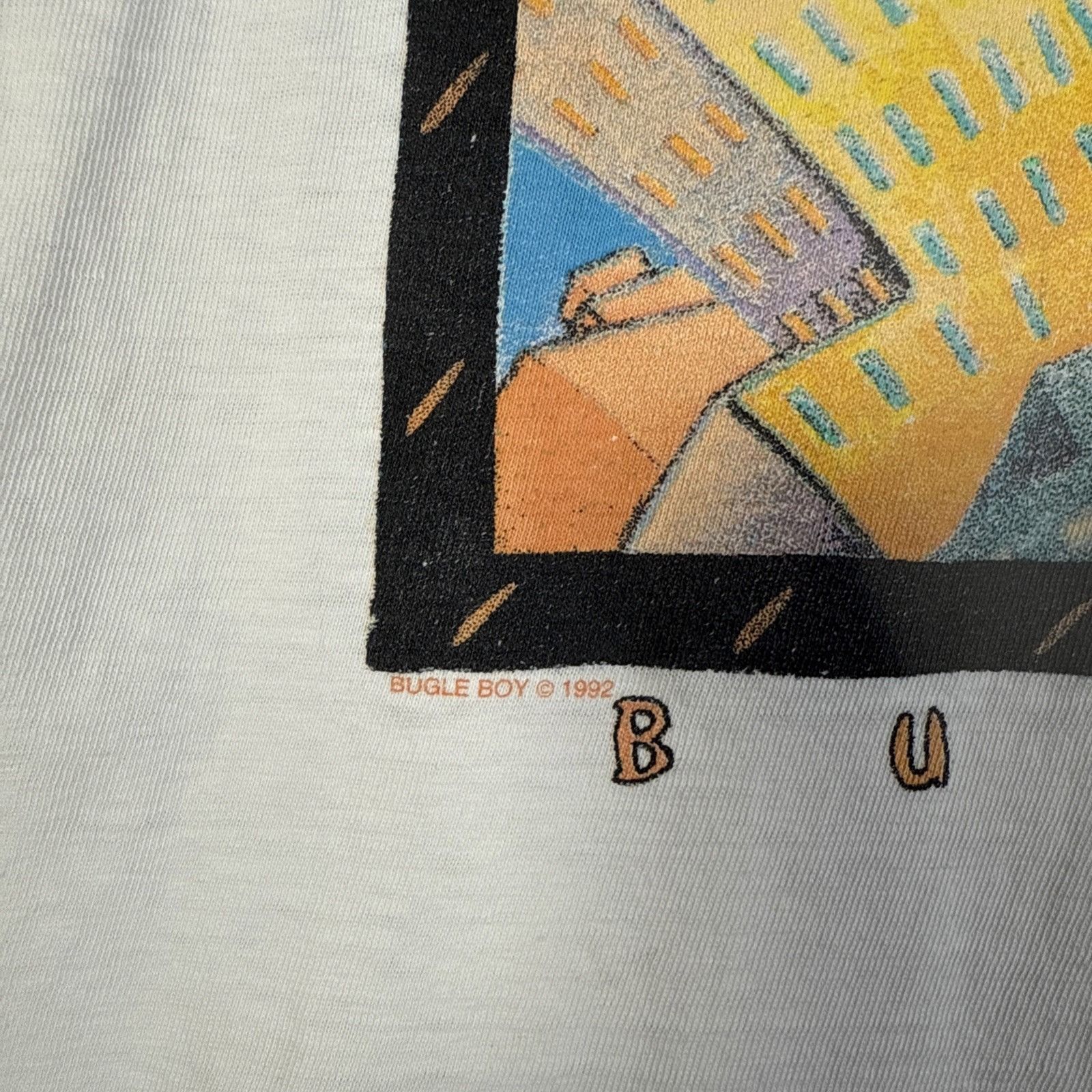 Vintage Vintage Bugle Boy Shirt Mens Large White 90s Skate Rare Surf Size US L / EU 52-54 / 3 - 4 Thumbnail