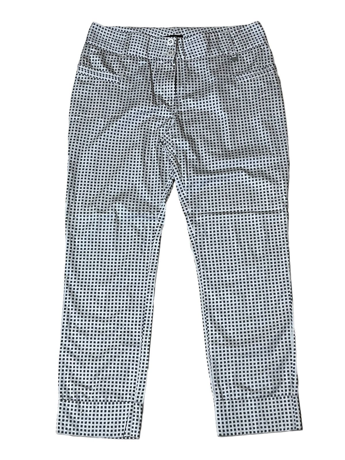 Adolfo Dominguez ADOLFO DOMINGUEZ POLKADOT WOMEN SLACK PANT Size 34" / US 12 / IT 48 - 1 Thumbnail