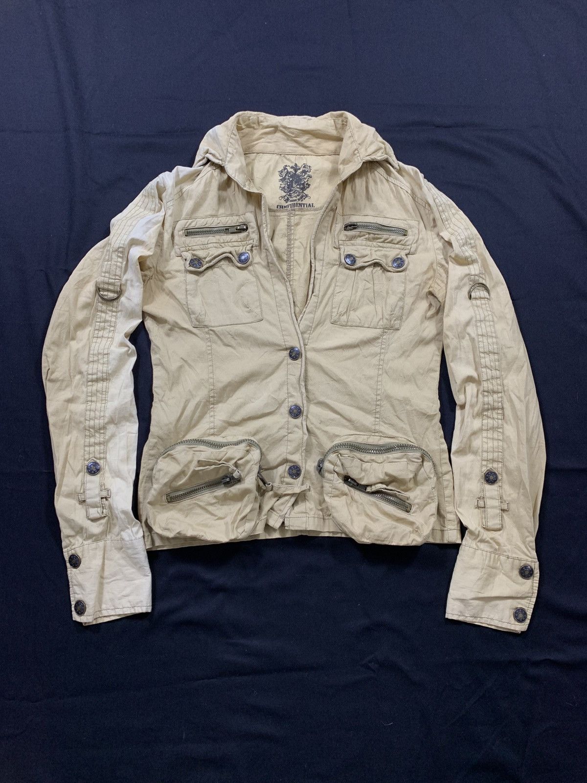 GOA G.O.A STYLE BONDAGE JACKET VERY NICE FADED Size US S / EU 44-46 / 1 - 1 Thumbnail