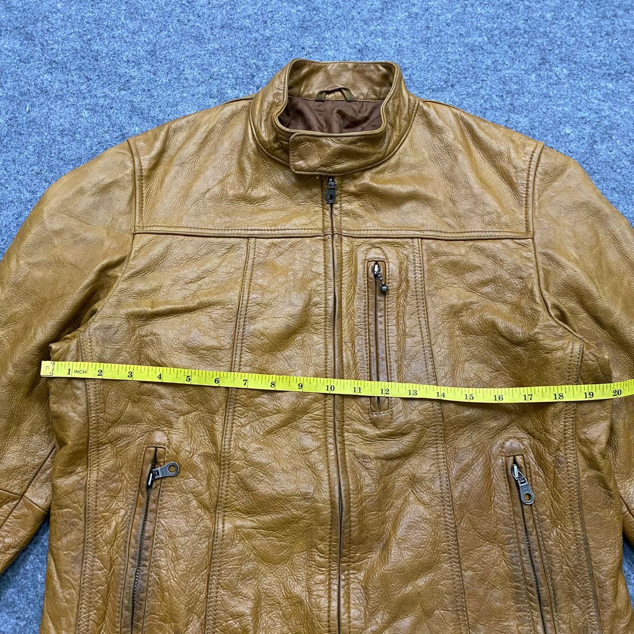 Uniqlo 💥Vintage Uniqlo Motorcycles Racing Leather Jacket Size US L / EU 52-54 / 3 - 5 Thumbnail