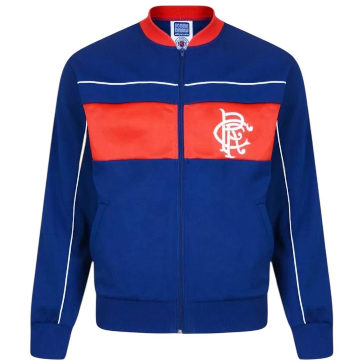 Vintage 1980’S GLASGOW RANGERS REMAKE ZIP SOCCER FOOTBALL JACKET L Size US L / EU 52-54 / 3 - 1 Thumbnail