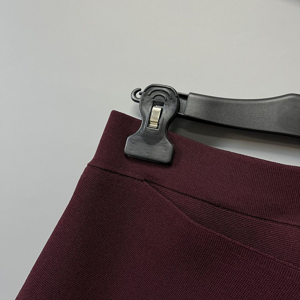 Sandro Sandro Asymmetric Decorative-Button Mini Skirt burgundy Size 28" / US 6 / IT 42 - 3 Thumbnail