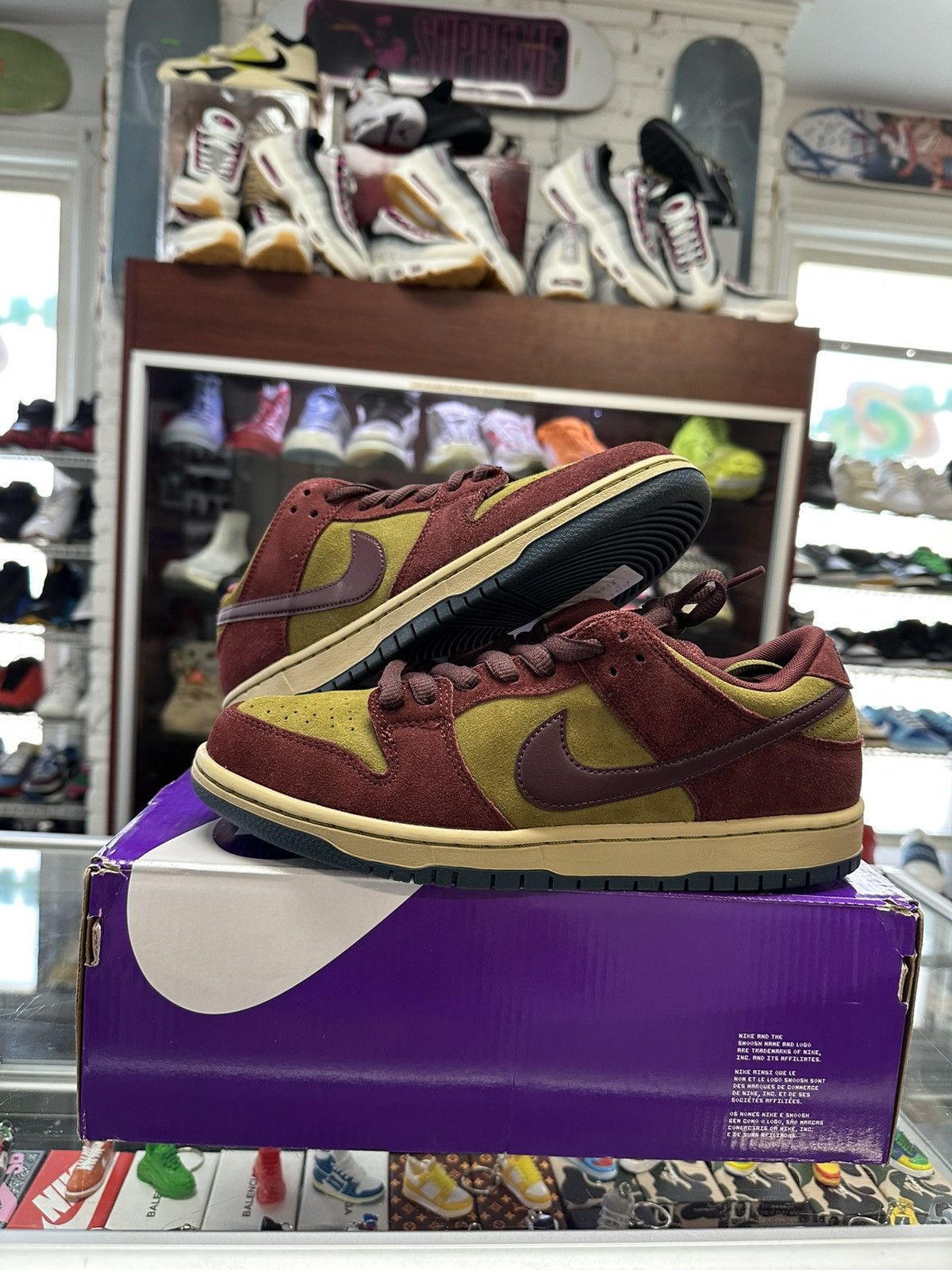 Nike Nike SB ‘Olive Flaco’ Dunk Low Size US 9 / EU 42 - 1 Thumbnail