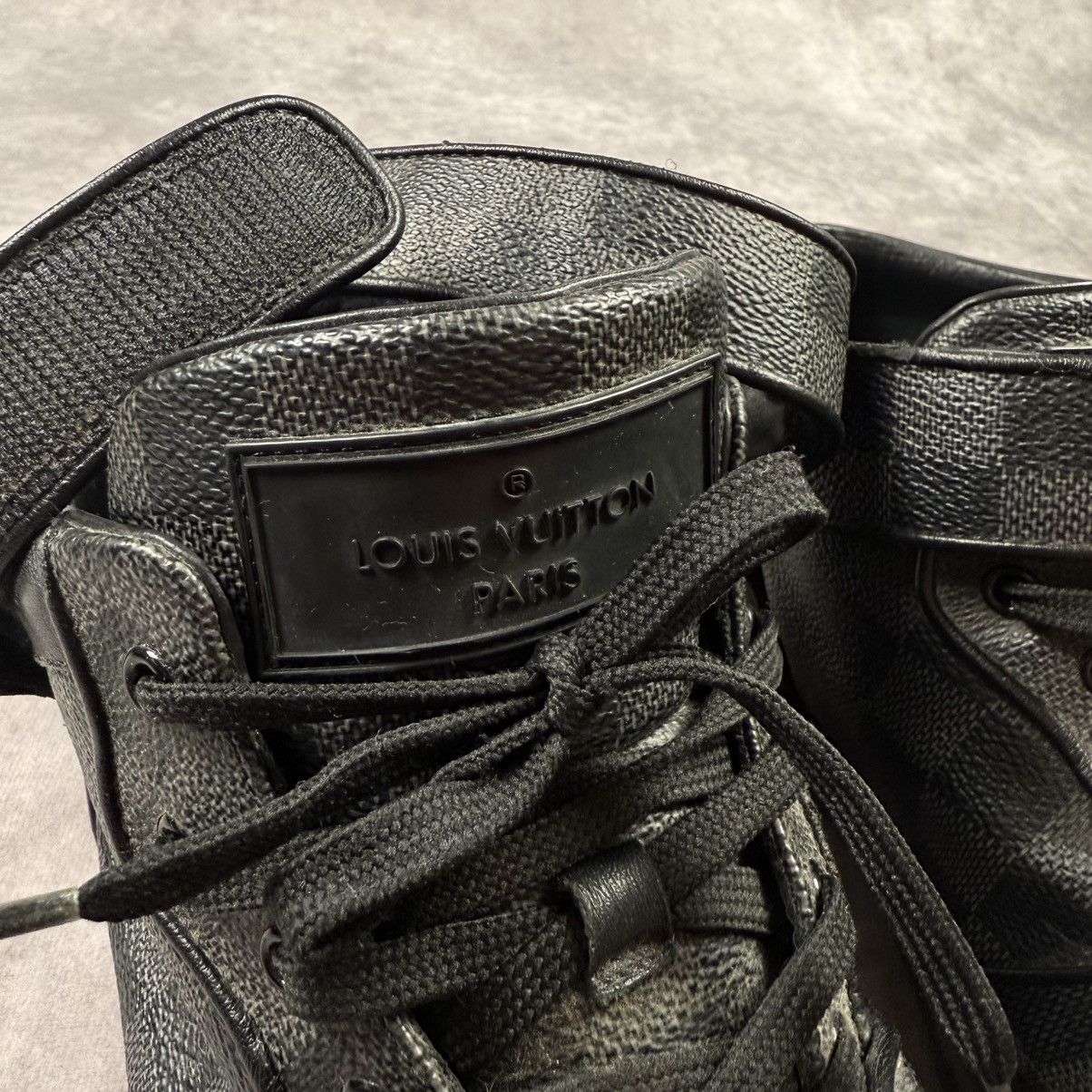Louis Vuitton LOUIS VUITTON Damier Graphite Acapulco Shoes Size US 8 / EU 41 - 6 Thumbnail
