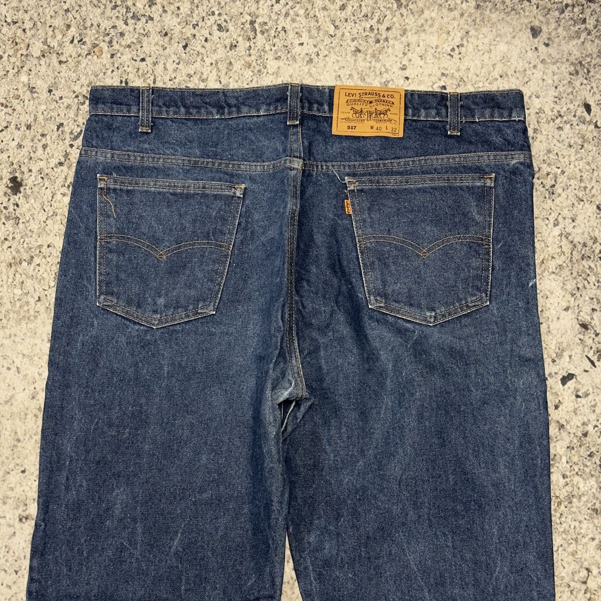 Levi's 80s Levi’s 517 Bootcut Flare Denim Jeans ERD Grunge Chrome Size US 40 / EU 56 - 6 Thumbnail
