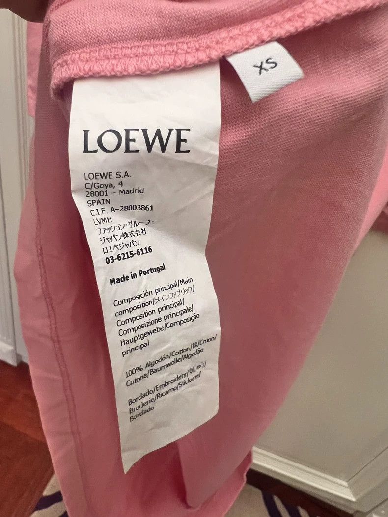 Loewe LOEWE Pink T-shirt, size XS Size XS / US 0-2 / IT 36-38 - 7 Thumbnail