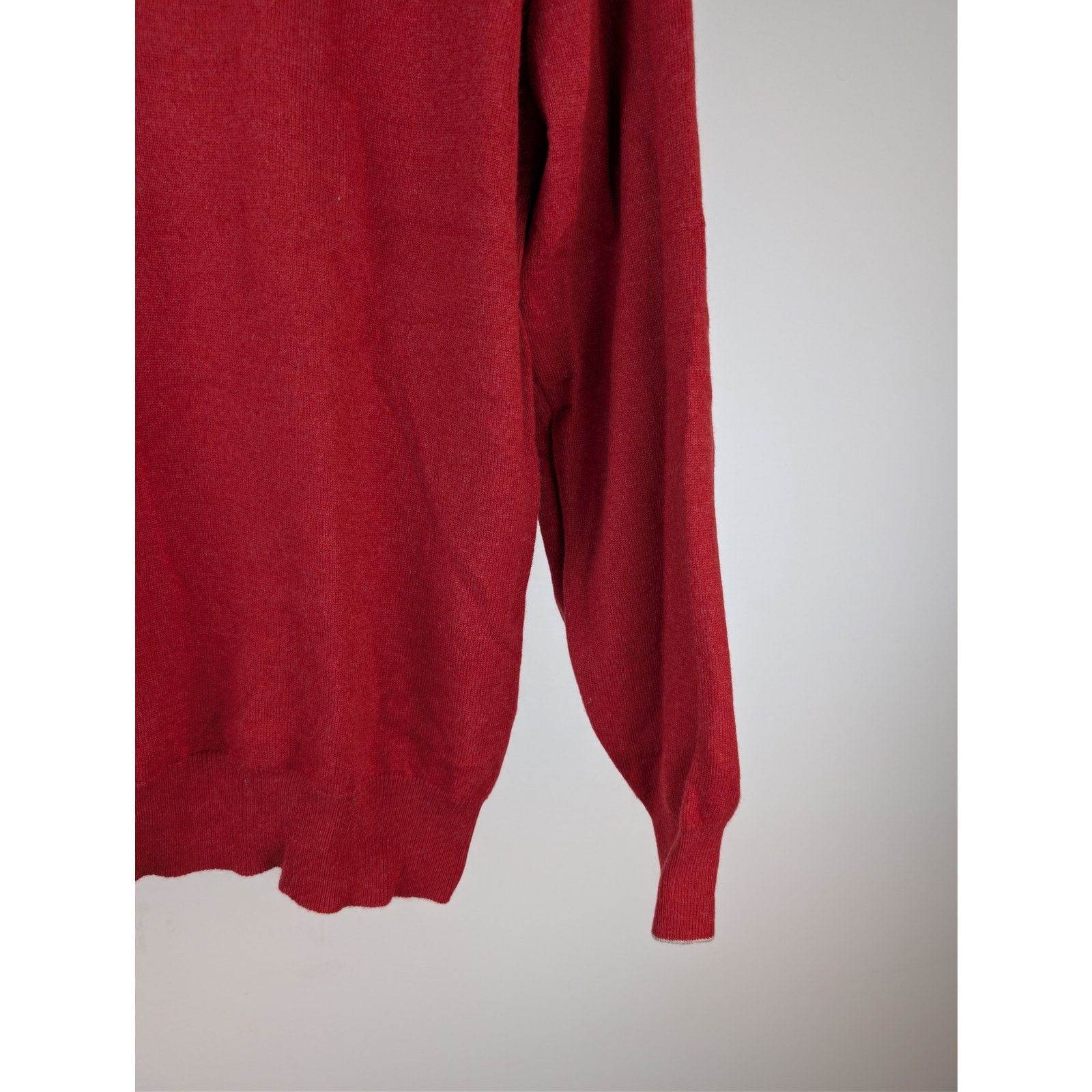 Brunello Cucinelli o1rshd1 CC20 Cashmere Crewneck Sweater in Red Size US M / EU 48-50 / 2 - 7 Thumbnail