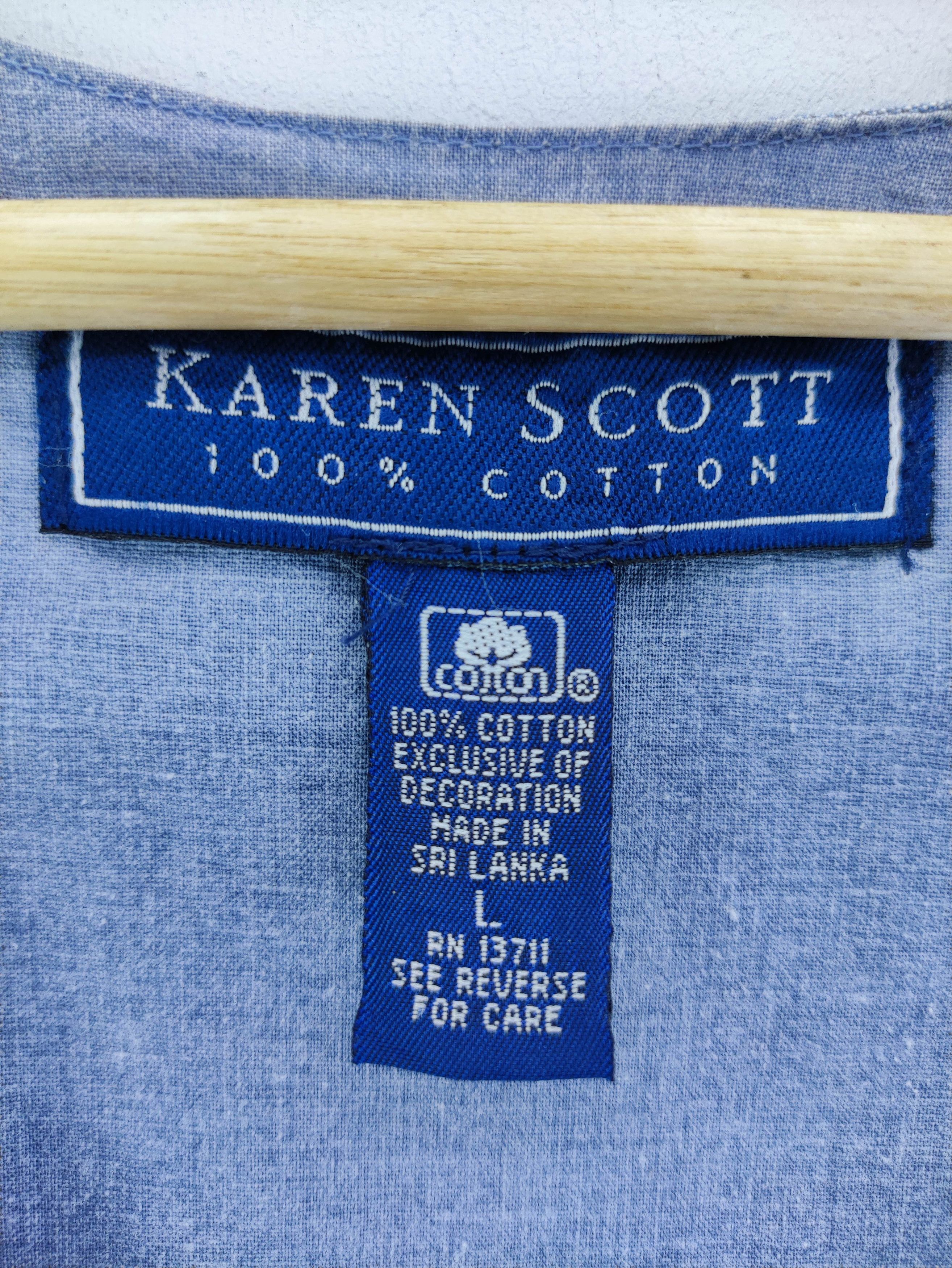 Japanese Brand Vintage Karen Scott Vest Embroidered Logo Button Size US M / EU 48-50 / 2 - 3 Thumbnail